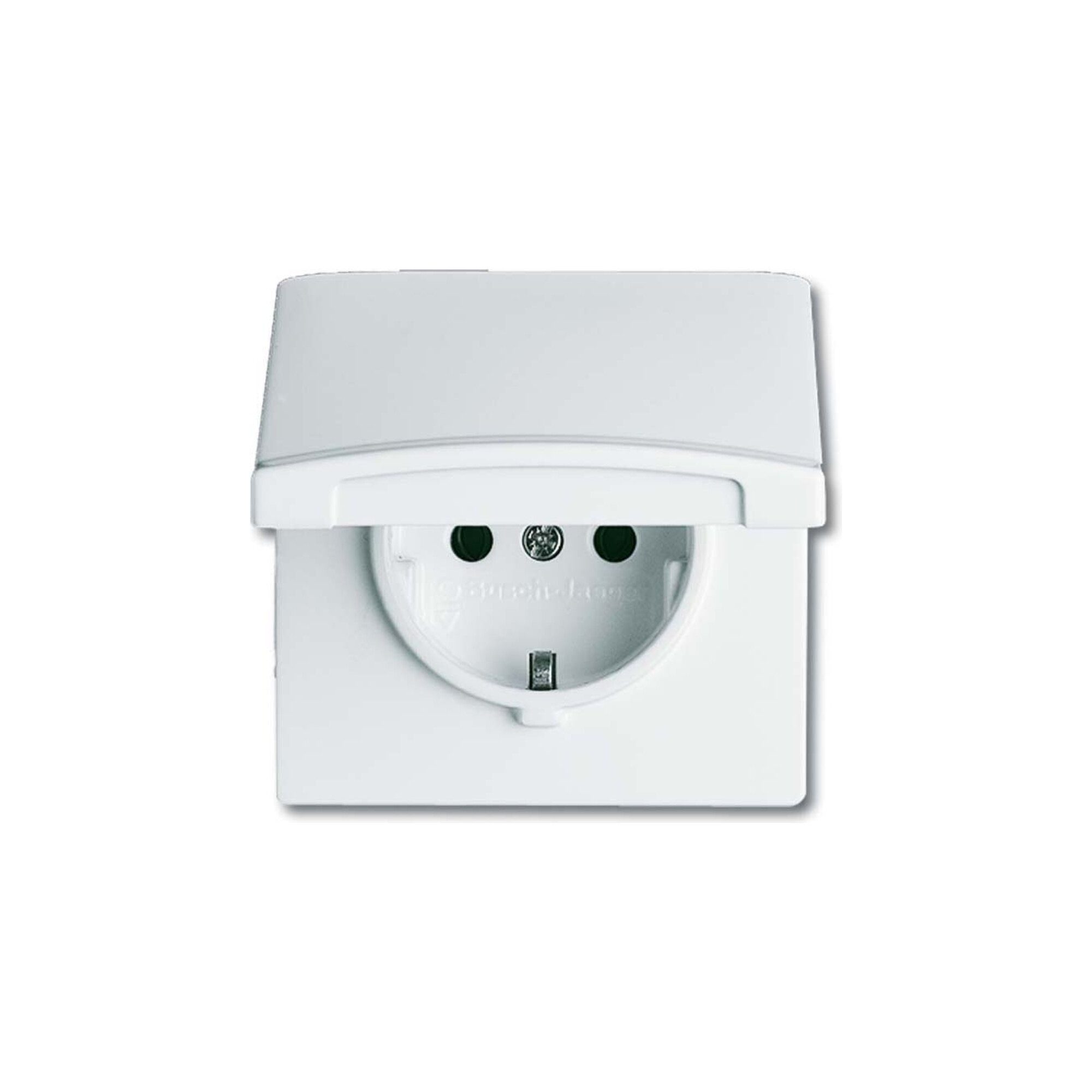 Busch-Jaeger Steckdose Busch-Jaeger Schuko-Steckdoseneinsatz IP44 weiß 20 EUGK-32-101