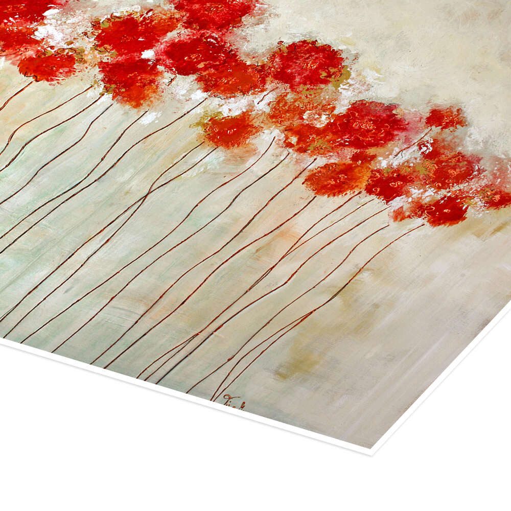 Posterlounge Wandbild Flowers, Tina Melz, erhältlich als Poster, Leinwandbild, Wandsticker oder Acrylglasbild