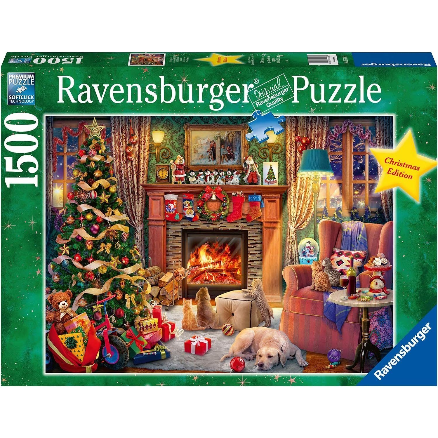 Teile Heiligabend, - 1500 Ravensburger Puzzle Puzzle Puzzleteile, Ravensburger 1500