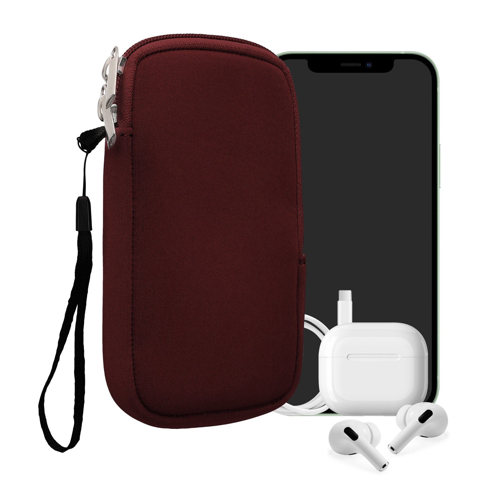 kwmobile Handytasche Handytasche für Smartphones XS - 3,5/4" (1-tlg), Neopren Handy Hülle - Handy Tasche Sleeve Pouch
