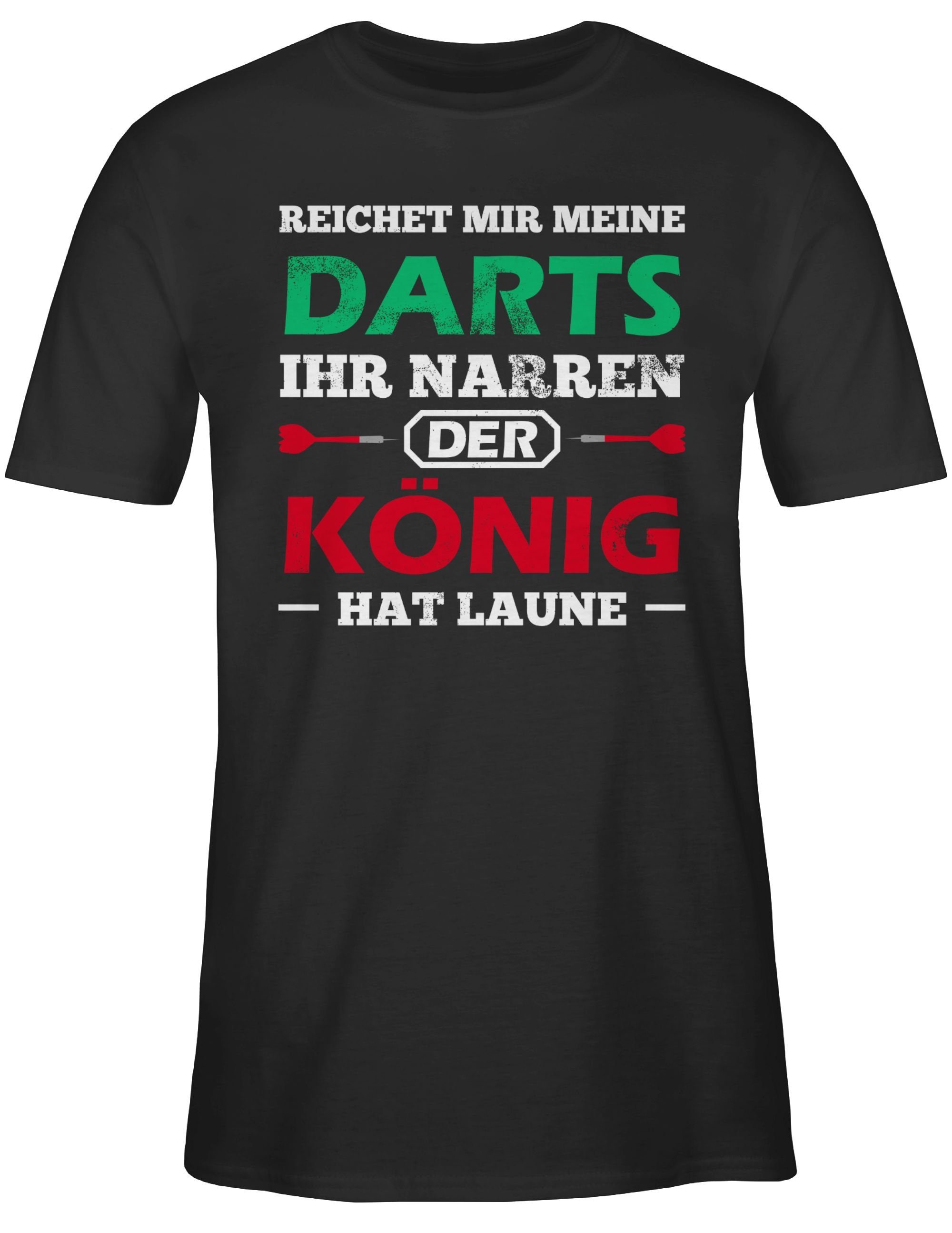 Shirtracer T-Shirt Dart König Spruch I günstig online kaufen