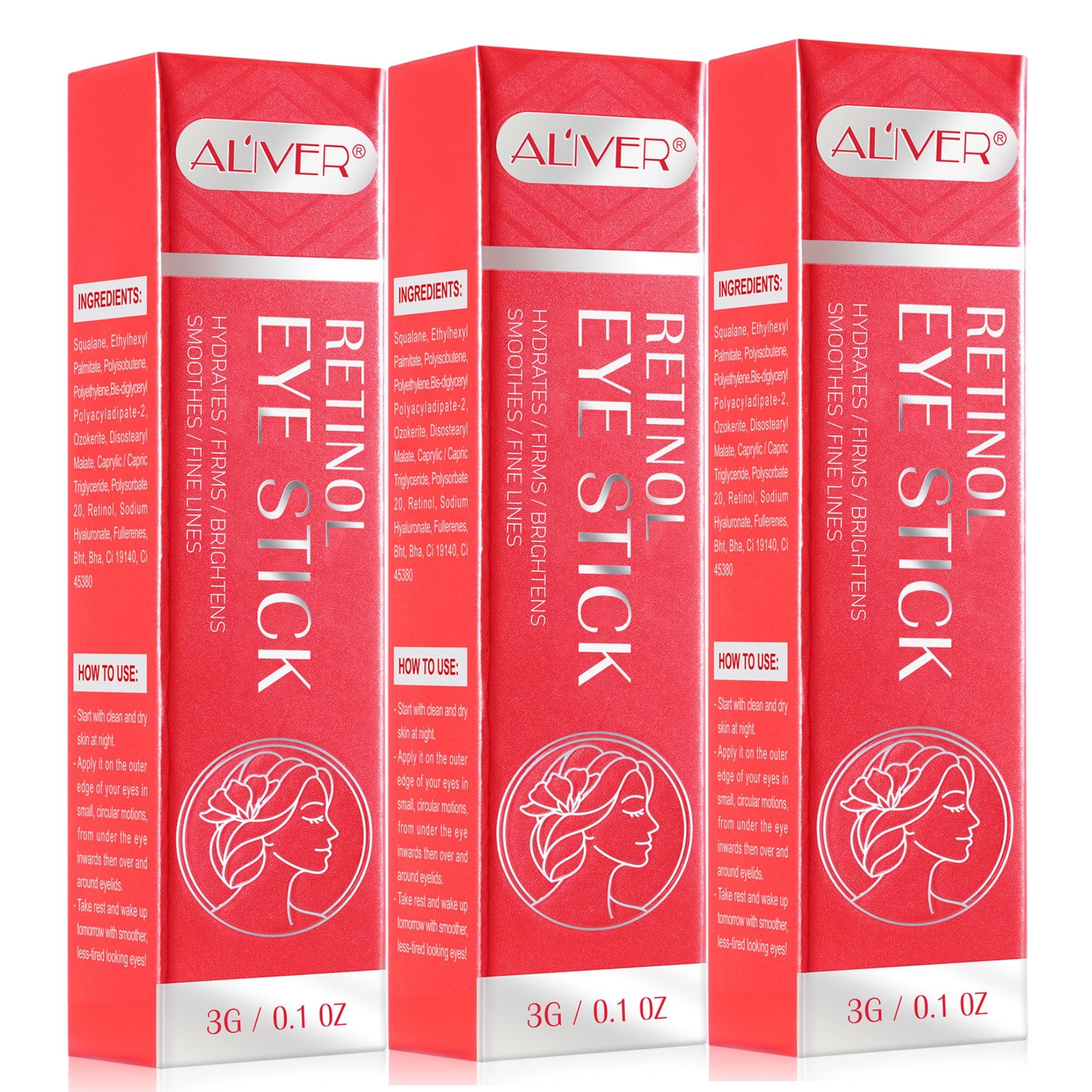 Augencreme Anti Aging Falten Augenpflege mit Retinol Kollagen Hyaluronsäure