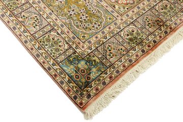 Orientteppich Orientteppich Kaschmir Seide 274x188 Handgewebter Teppich, Nain Trading, Höhe: 0.4 mm