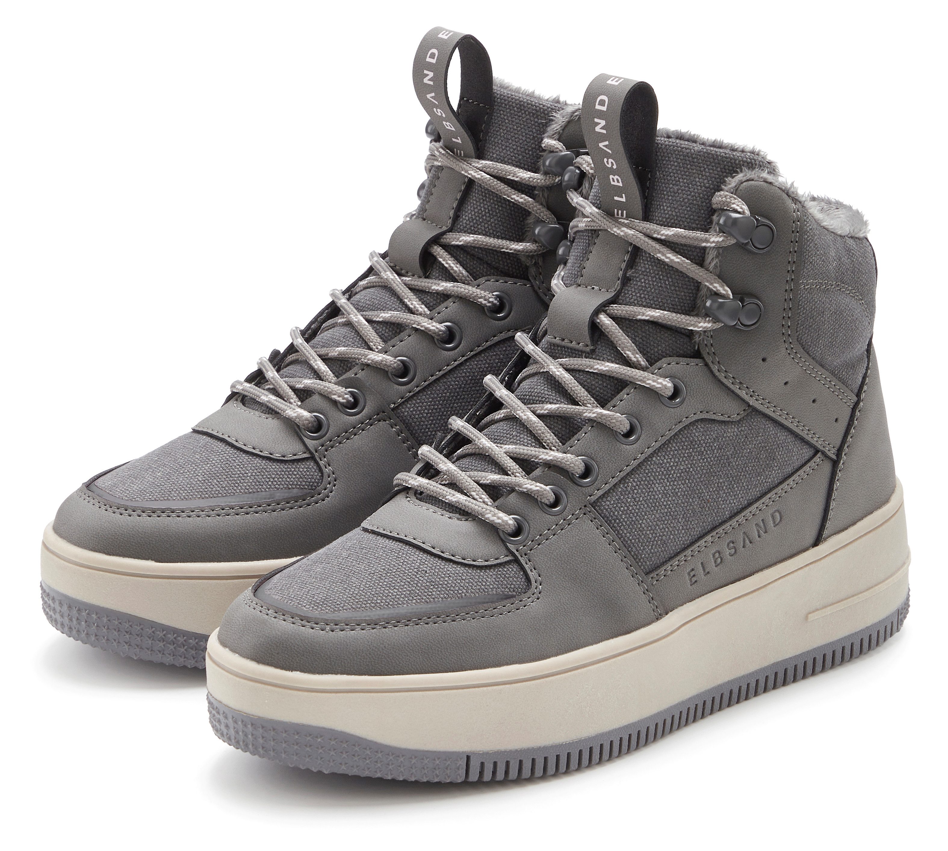 Elbsand Freizeitschuh, Halbschuh, High Top Sneaker, Turnschuh, Schnürschuh Sneaker NEU mit wärmendem Futter und wasserabweisender Comfortex-Klimamembran