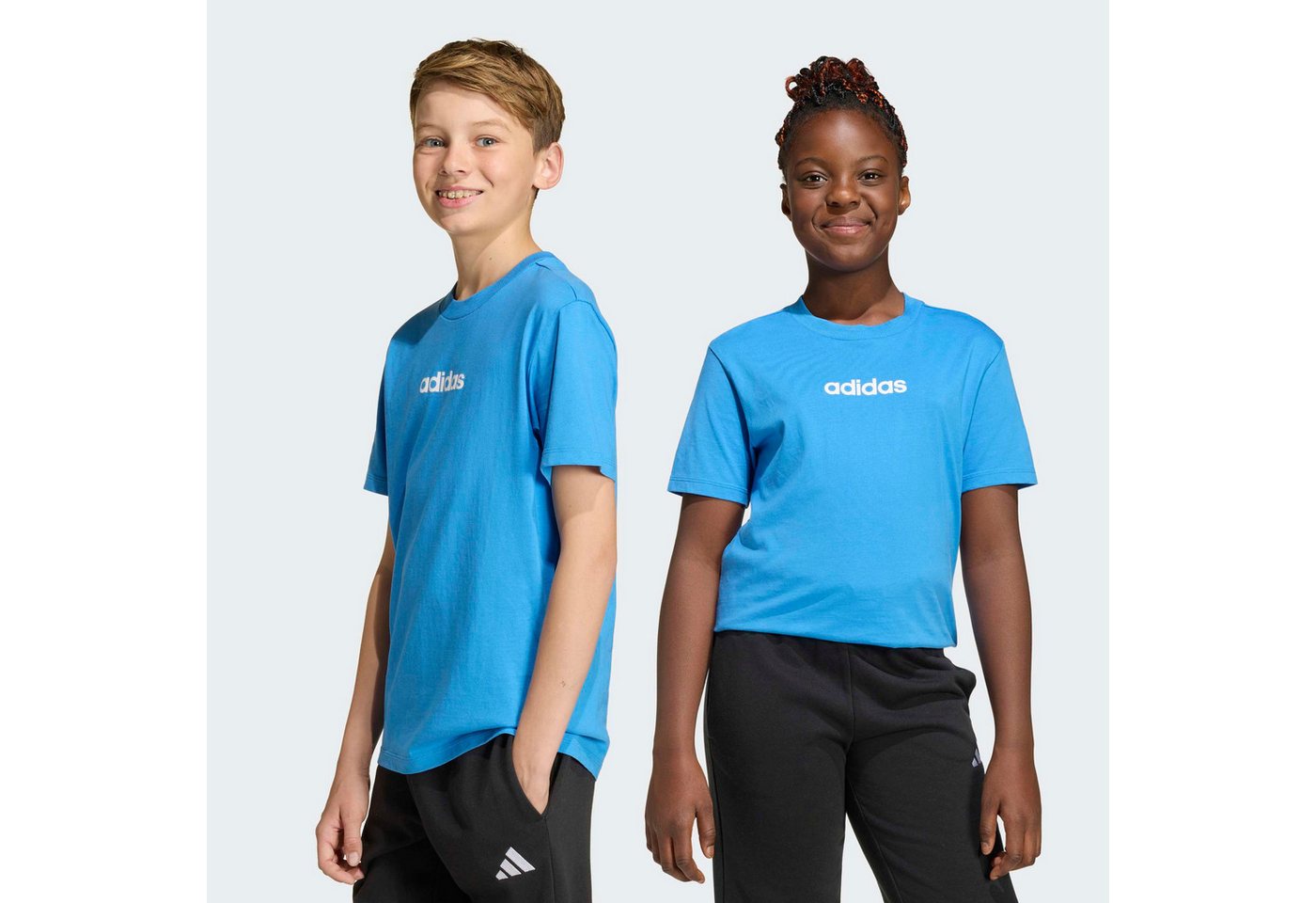adidas Sportswear T-Shirt ESSENTIALS KIDS für Kinder, mit Rundhalsausschnitt, ohne Verschluss, aus Baumwolle