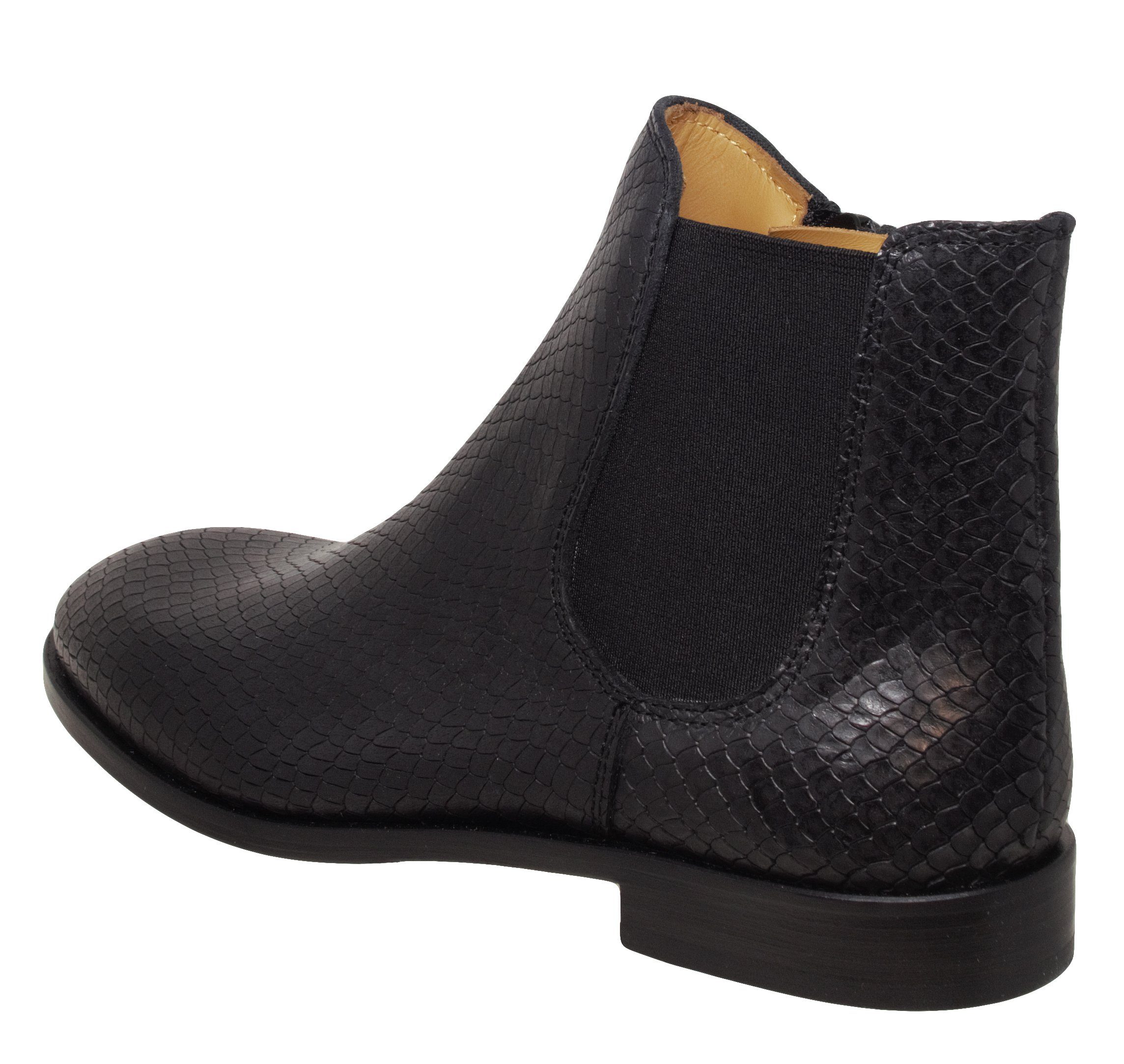 Gallucci Gallucci 5404 Stiefeletten Chelsea Boots Leder Schwarz Stiefelette