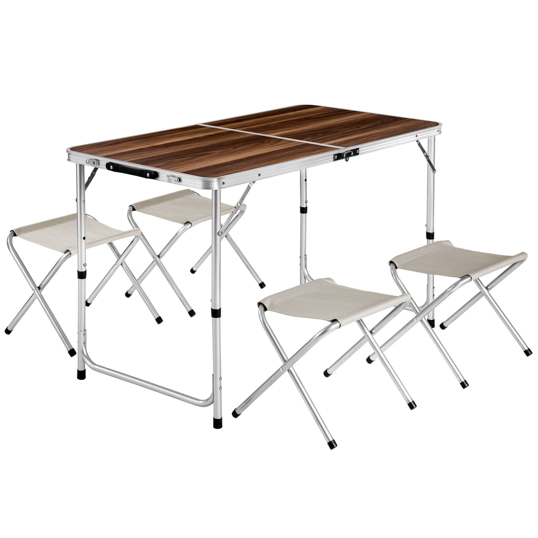 YYingYYue Campingtisch Mit 2 Stühlen - Klapptisch Aluminium Für Outdoor