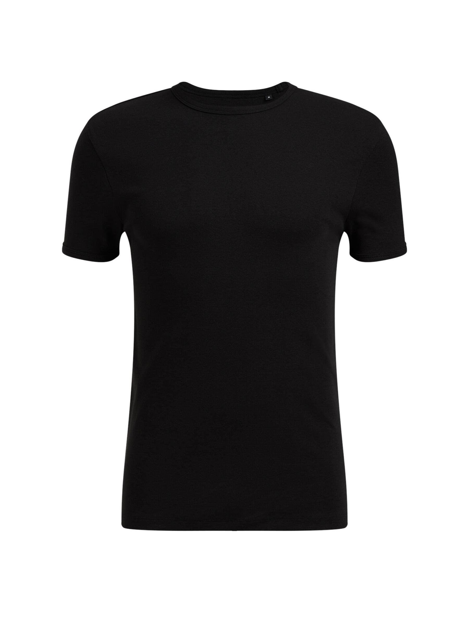 WE Fashion T-Shirt (1-tlg) Schwarz