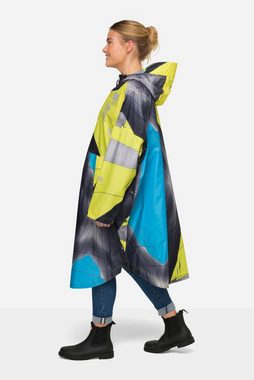 Laurasøn Funktionsjacke Funktions-Regencape Unisex Print Kapuze