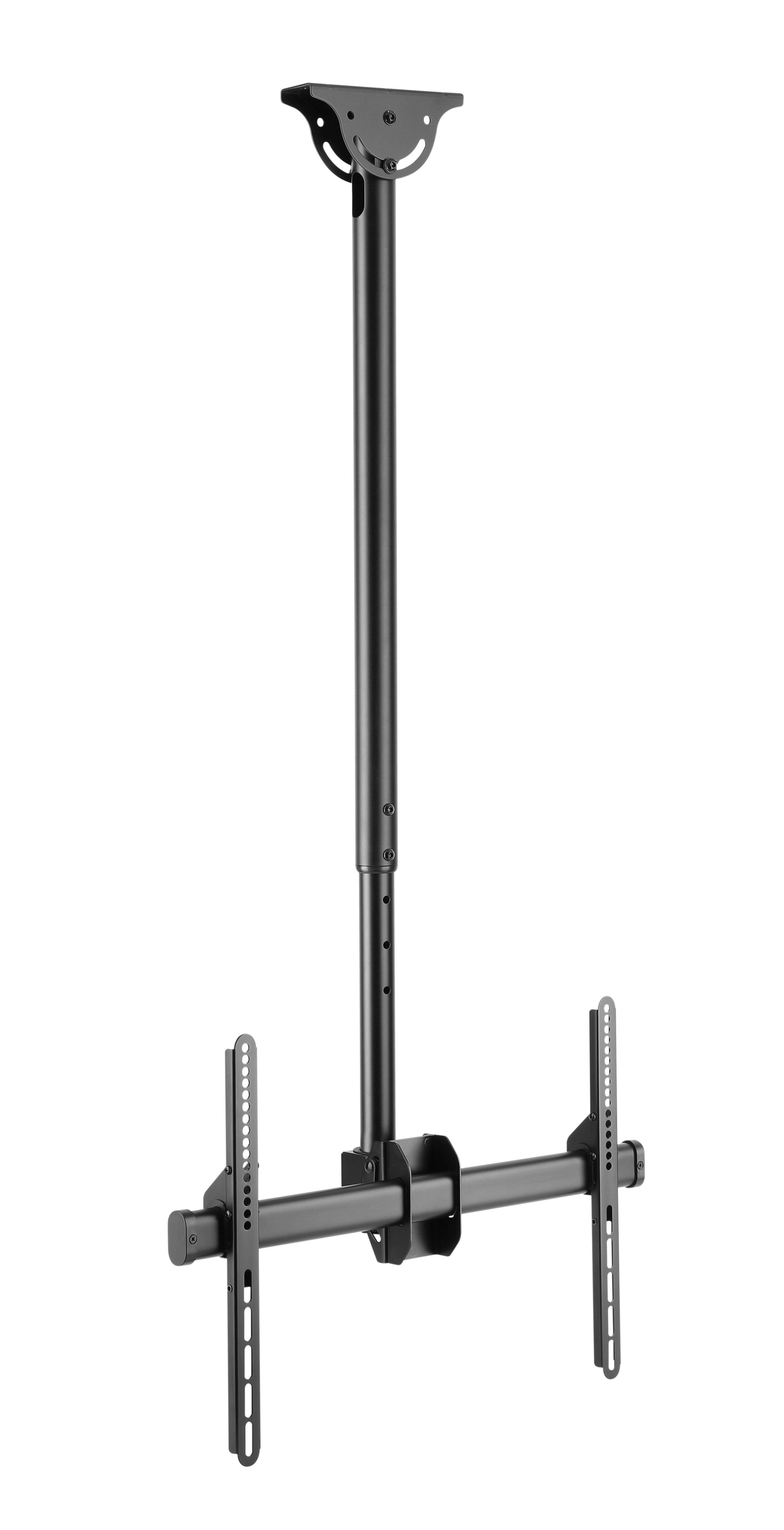 Xantron TV-Deckenhalterung für Monitore 37-70", schwenkbar, neigbar, drehbar, DEHA-946L, (bis 70 Zoll, höhenverstellbar (106-156cm), schwarz, VESA bis 600x400, für Flat & Curved)