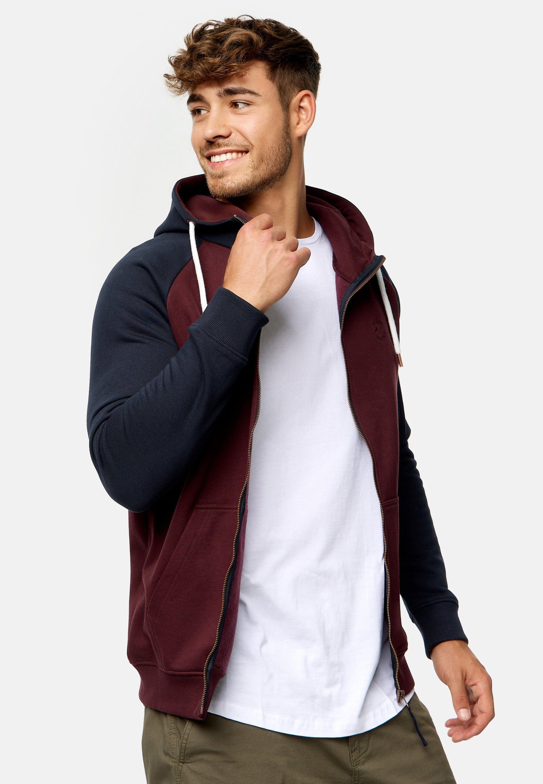 Indicode Kapuzensweatjacke Herren INPulko Hoodie Sweatjacke Herrenjacke günstig online kaufen