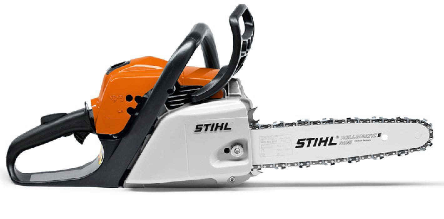 STIHL Benzin-Kettensäge STIHL MS 181 Kettensäge 35 cm, 35 cm Schwertlänge, Komfortable und sichere Bedienung
