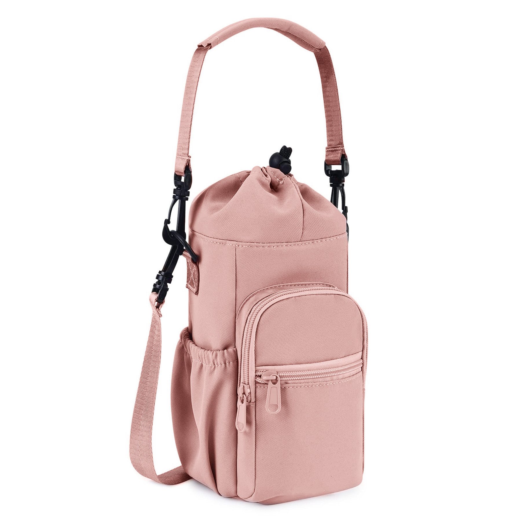 Mutig Umhängetasche Tragetasche für Wasserflaschen, tragbar, verstellbar, wasserdicht (Schultergurt Trinkflasche Beutel 32 Oz-40 Oz Isolierte Flaschenhalter, Wandern, Laufen, Sport, Angeln, Pendeln, für Outdoor, Reisen, Strand), ideal für Glasflaschen, Plastikflaschen, Trinkgläser und Sportgetränke