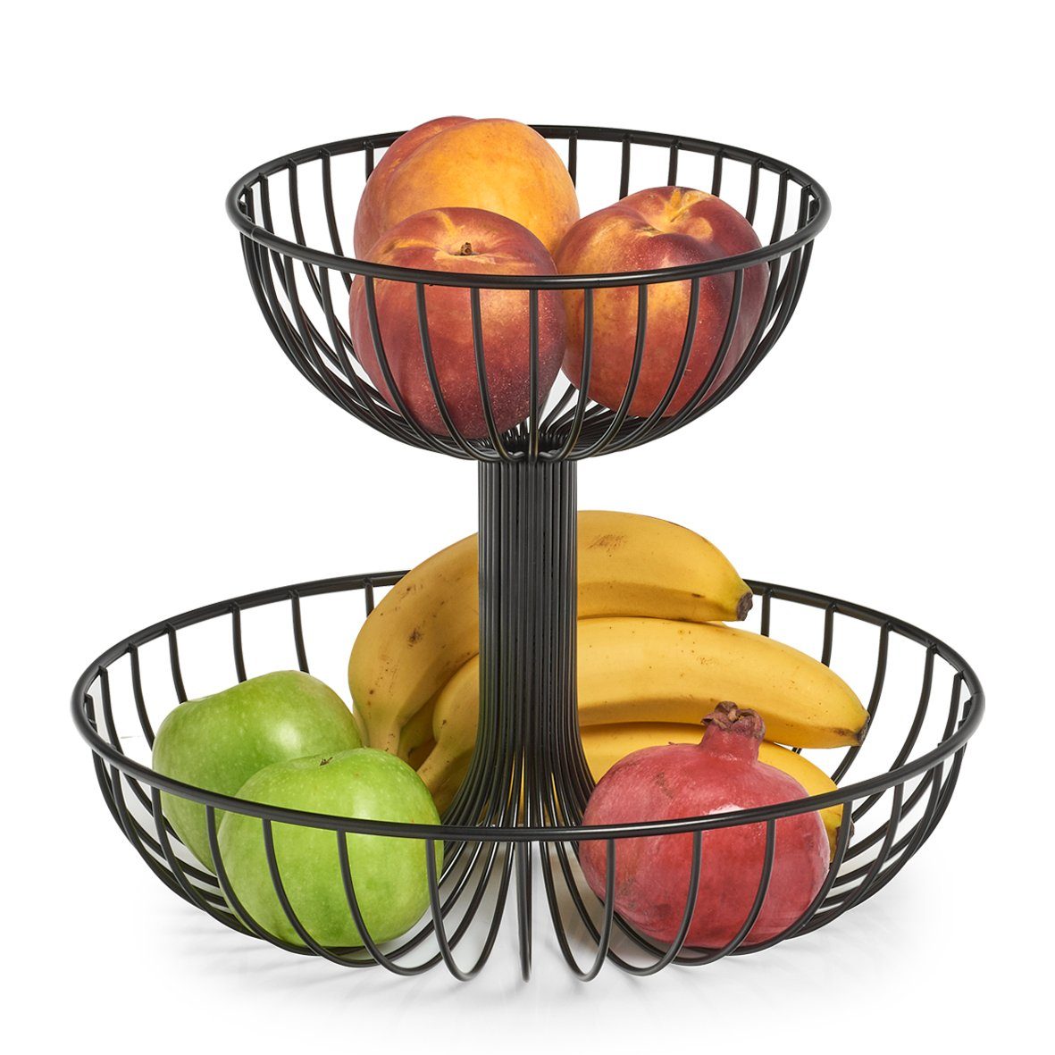 Zeller Present Etagere Obst-Etagere, Metall, (1-tlg), für Obst, 2-stufig