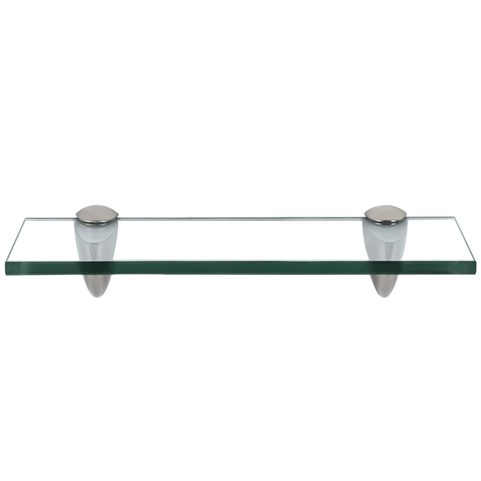 Clanmacy Wandregal Glasablage Glasregal ideal für Bad, Dusche 30x10x0.8 cm  Klarglas | Regale