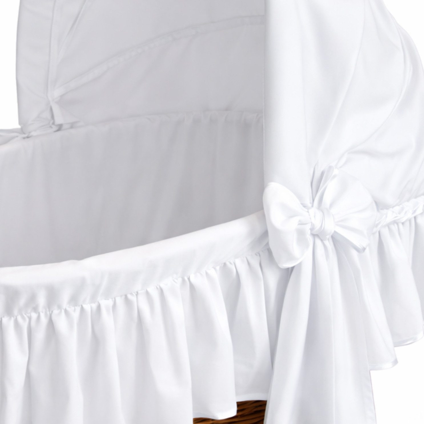 Babymajawelt Babybettbezug Für Stubenwagen mit Haube XXL Textile Ausstattung, (2 St), Reine Baumwolle, Hauben Stubenwagen mit Griff