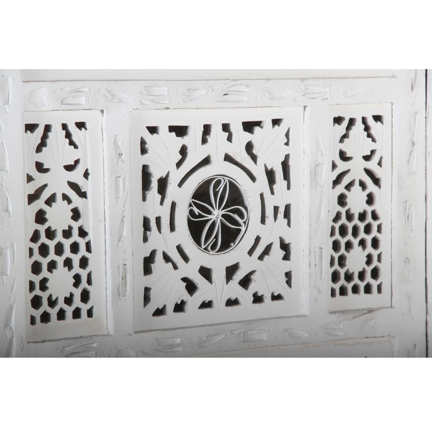 Holz cm, Moro Paravent Ramez Paravent PV5510 Raumteiler Spanische Casa Indischer 3-teilig Wand Handmade 152x182