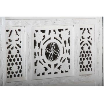 Casa Moro Paravent Indischer Holz Paravent Ramez Handmade Raumteiler 3-teilig 152x182 cm, Spanische Wand PV5510