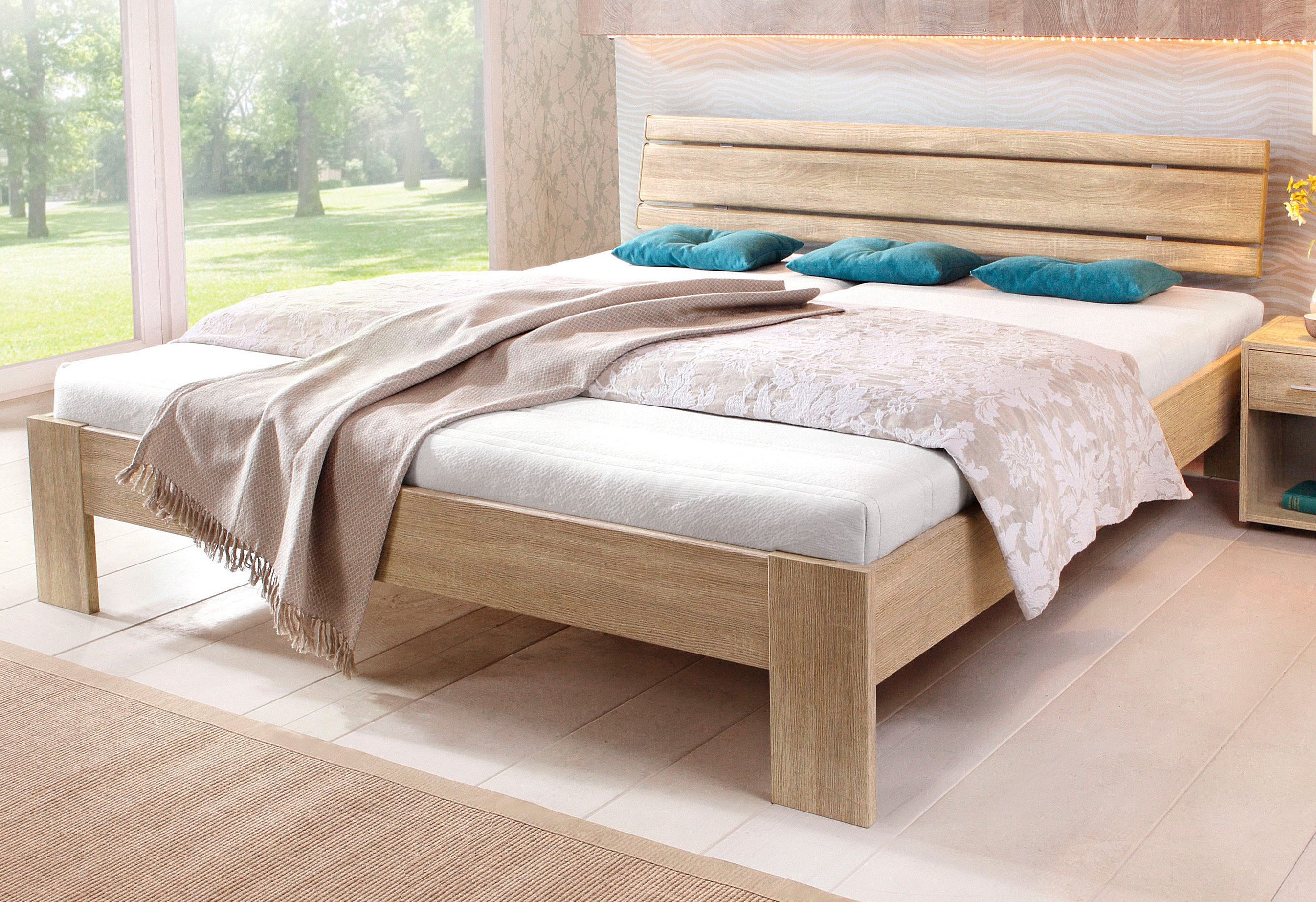 matraflex futonbett struktureichefarben hell