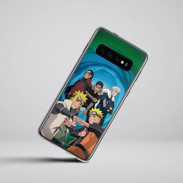 DeinDesign Handyhülle Hokage Naruto Shippuden Offizielles Lizenzprodukt 4 Hokagen Group, Samsung Galaxy S10 Silikon Hülle Bumper Case Handy Schutzhülle