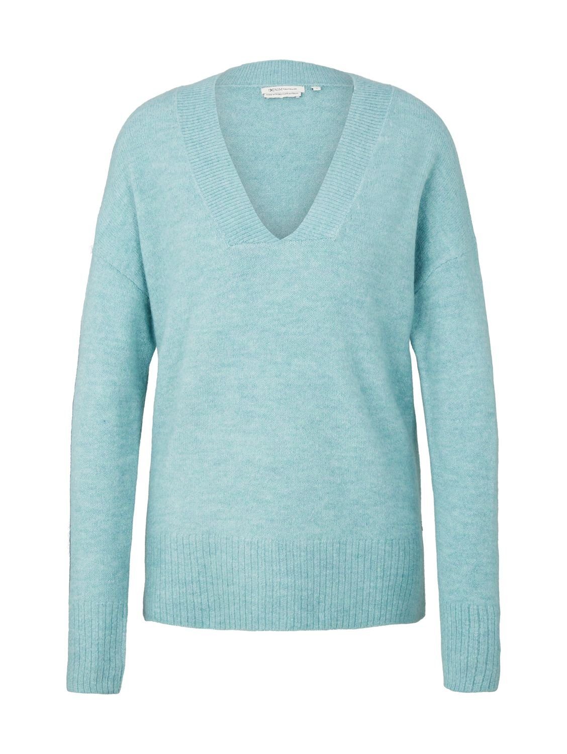 TOM TAILOR Denim Strickpullover COSY V-NECK günstig online kaufen