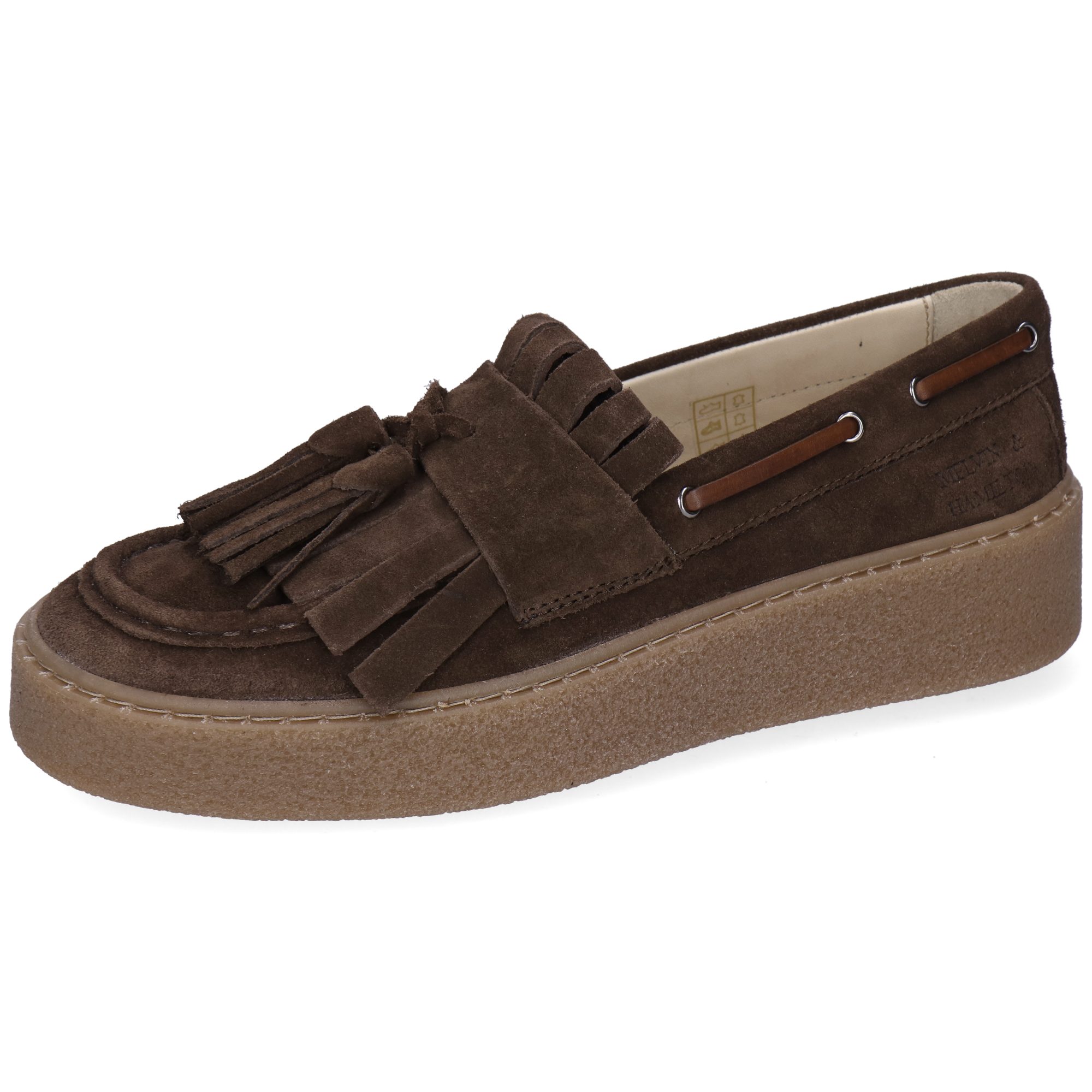 Melvin & Hamilton Farah 2 Leder-Loafers für Damen Loafer Plateausohlen, Echtes Leder