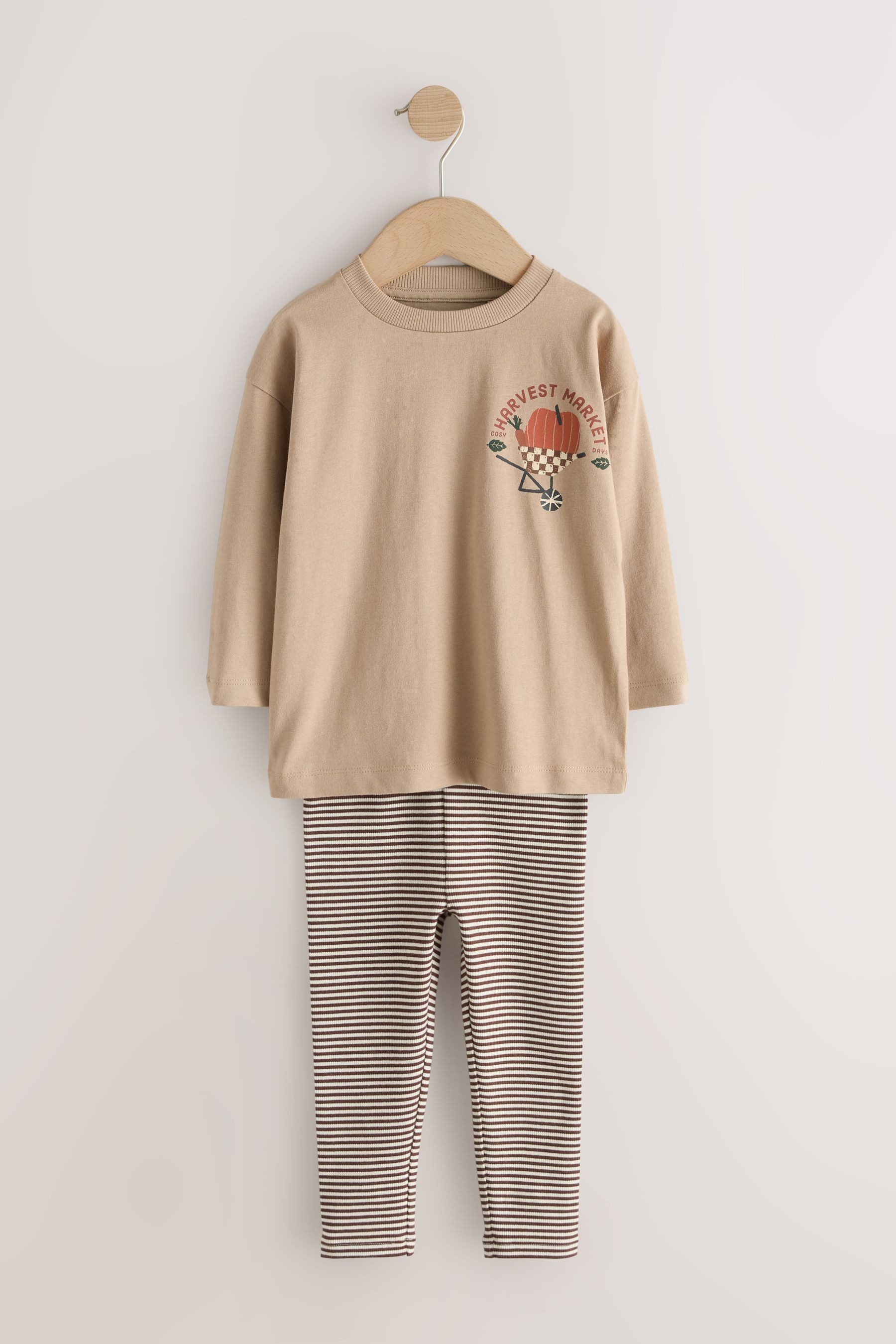Next Top & Hose Oberteil und Leggings im Set mit Grafik-Print (2-tlg) – Bild 5 von 5
