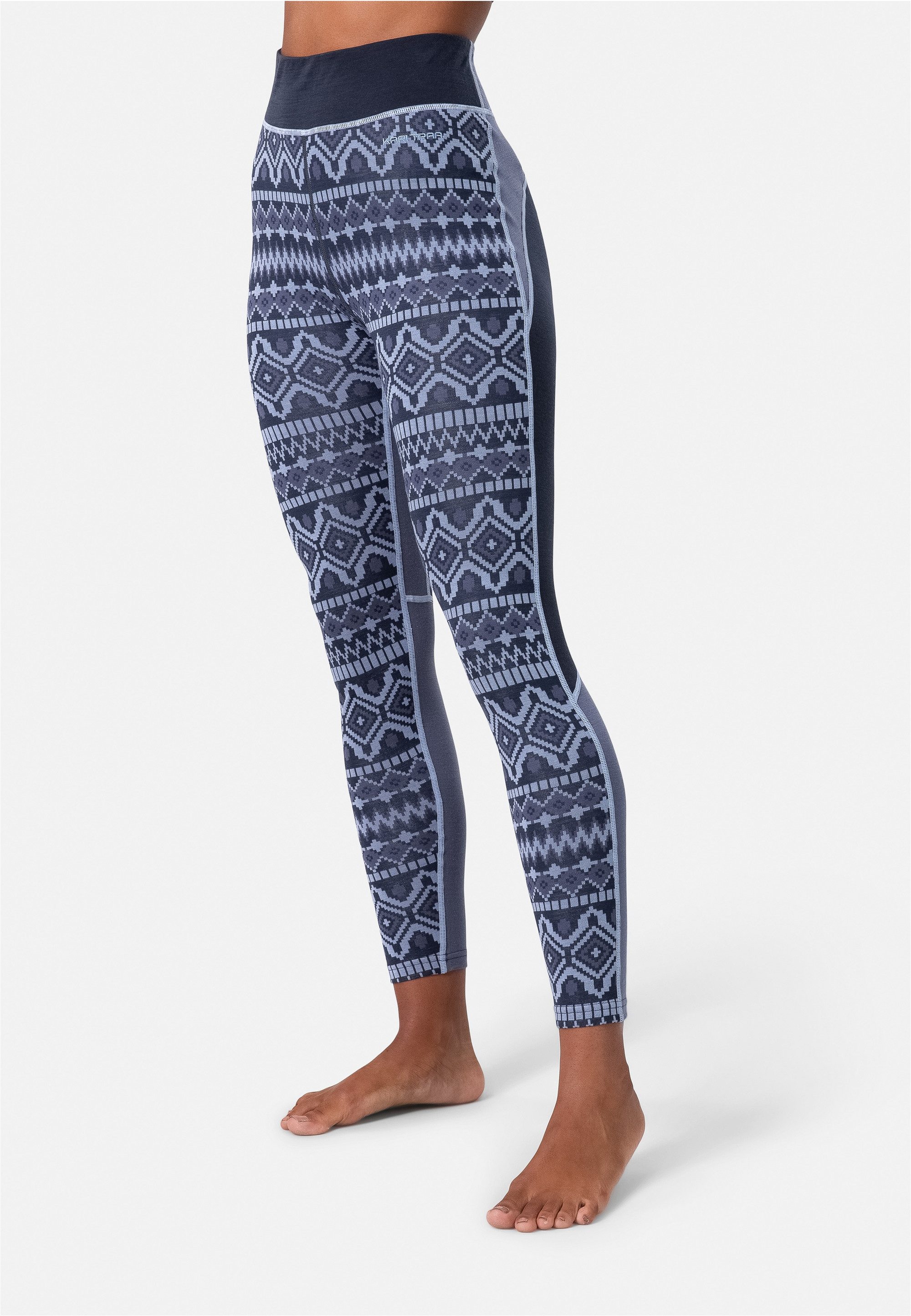 Kari Traa Thermohose MALIA mit Wolle und Jacquard-Strick