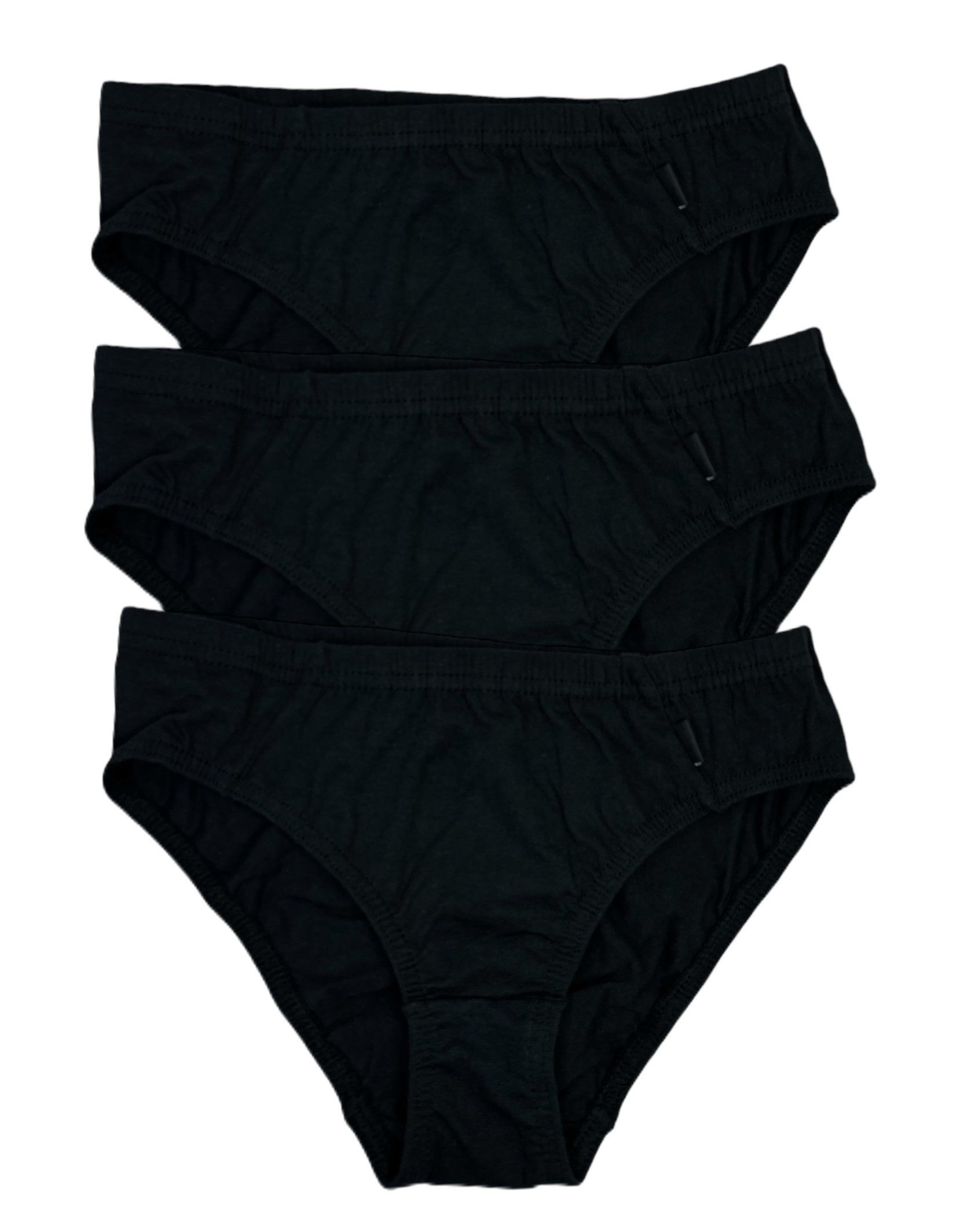 Toker Collection® Bikinislip Damen Bikini Sportslip schwarz oder weiß (Packung, 3er-Pack) Sport Label