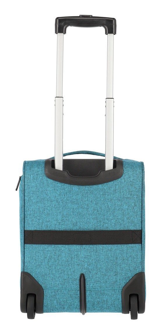travelite Weichgepäck-Trolley CABIN Bordtrolley Underseat Handgepäck Koffer, 2 Rollen, 43 cm, Aufsteckfunktion – ideal als Unter-Sitz-Bordgepäck