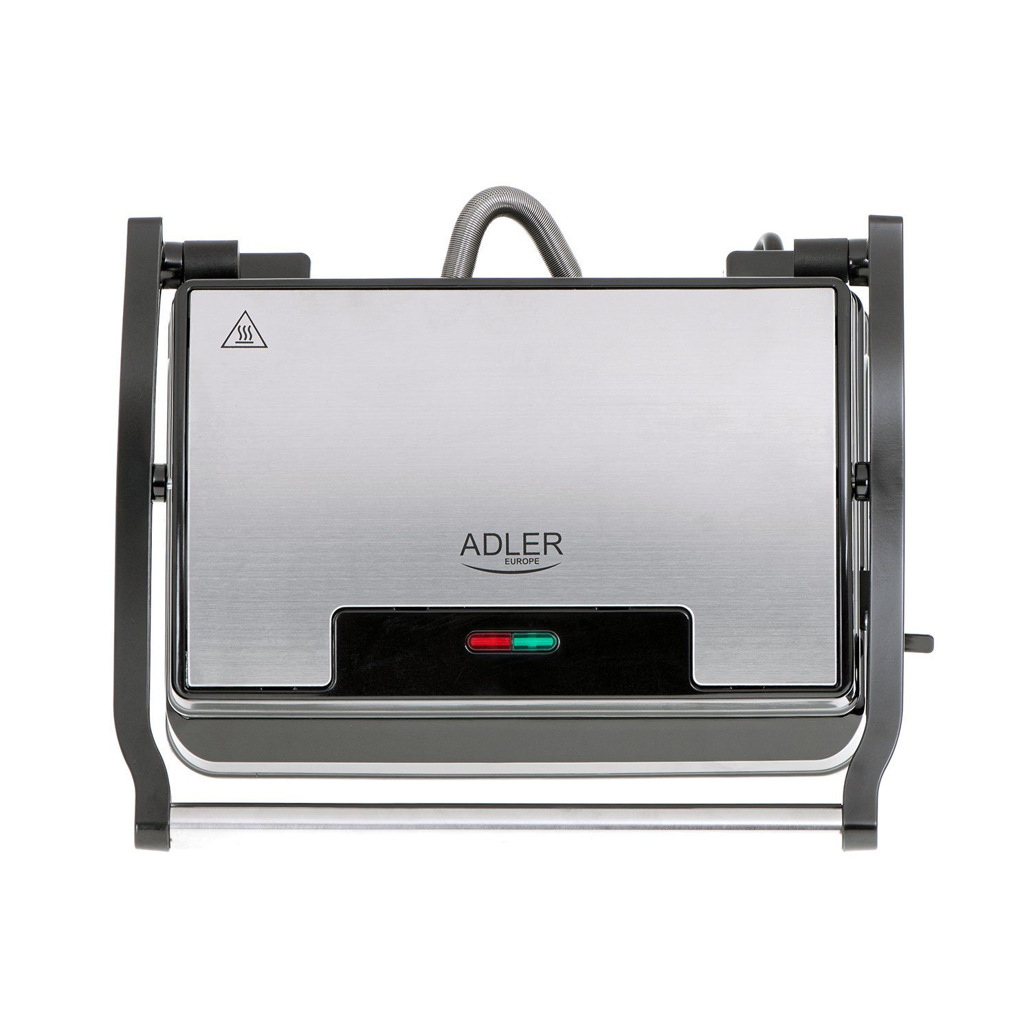 Adler Kontaktgrill Adler AD 3052 Elektrogrill Tischgrill Grill 23x14,5 cm 1200 Watt