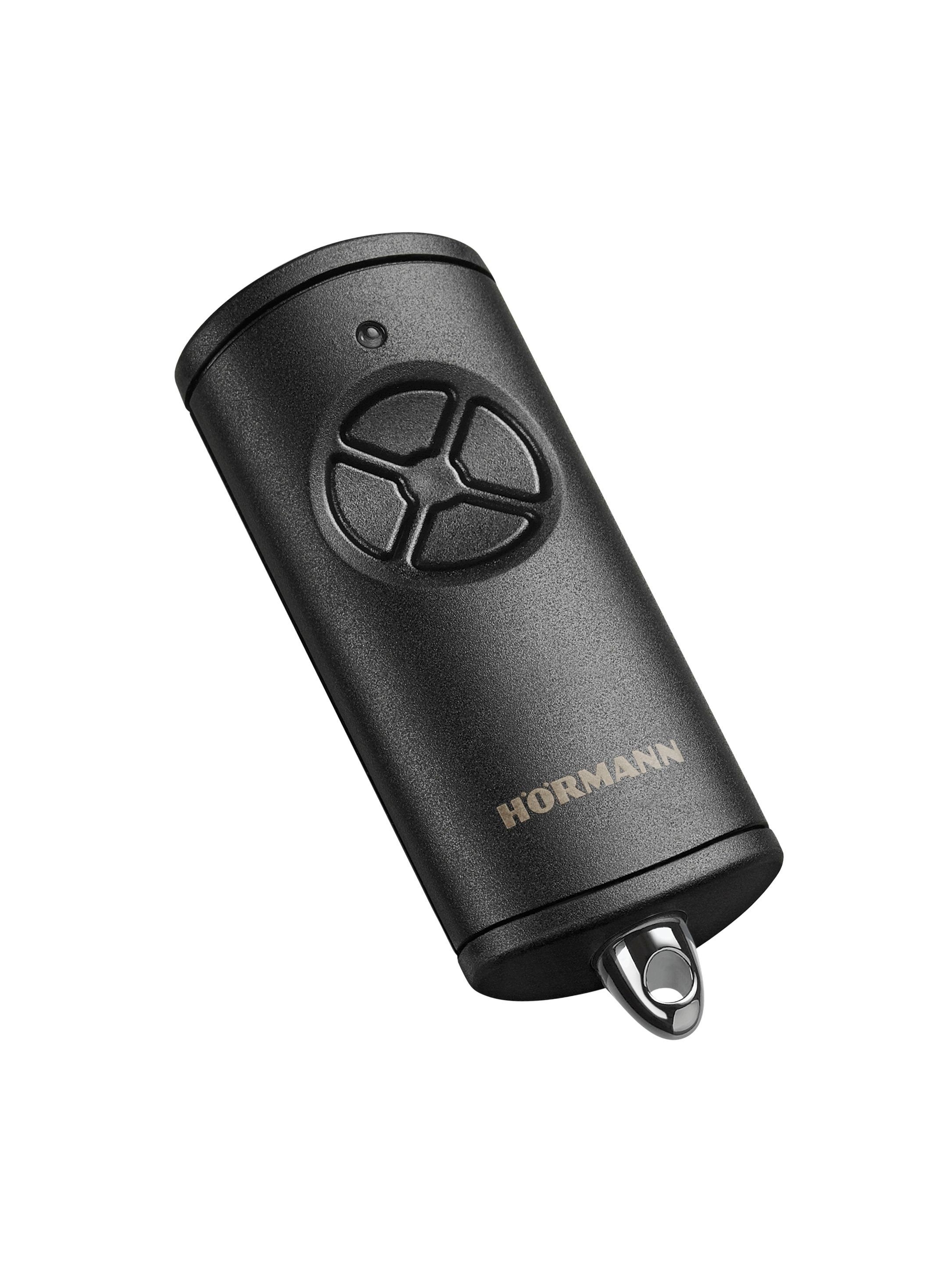 Hörmann Garagentor-Funkempfänger Hörmann Handsender HSE 4 BS, 4Befehl, Farbe schwarz, für