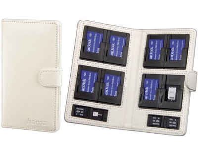 Hama Speicherkarten-Tasche M für Sony Memory-Stick Weiß Speicherkarte (Anti-Kratz)