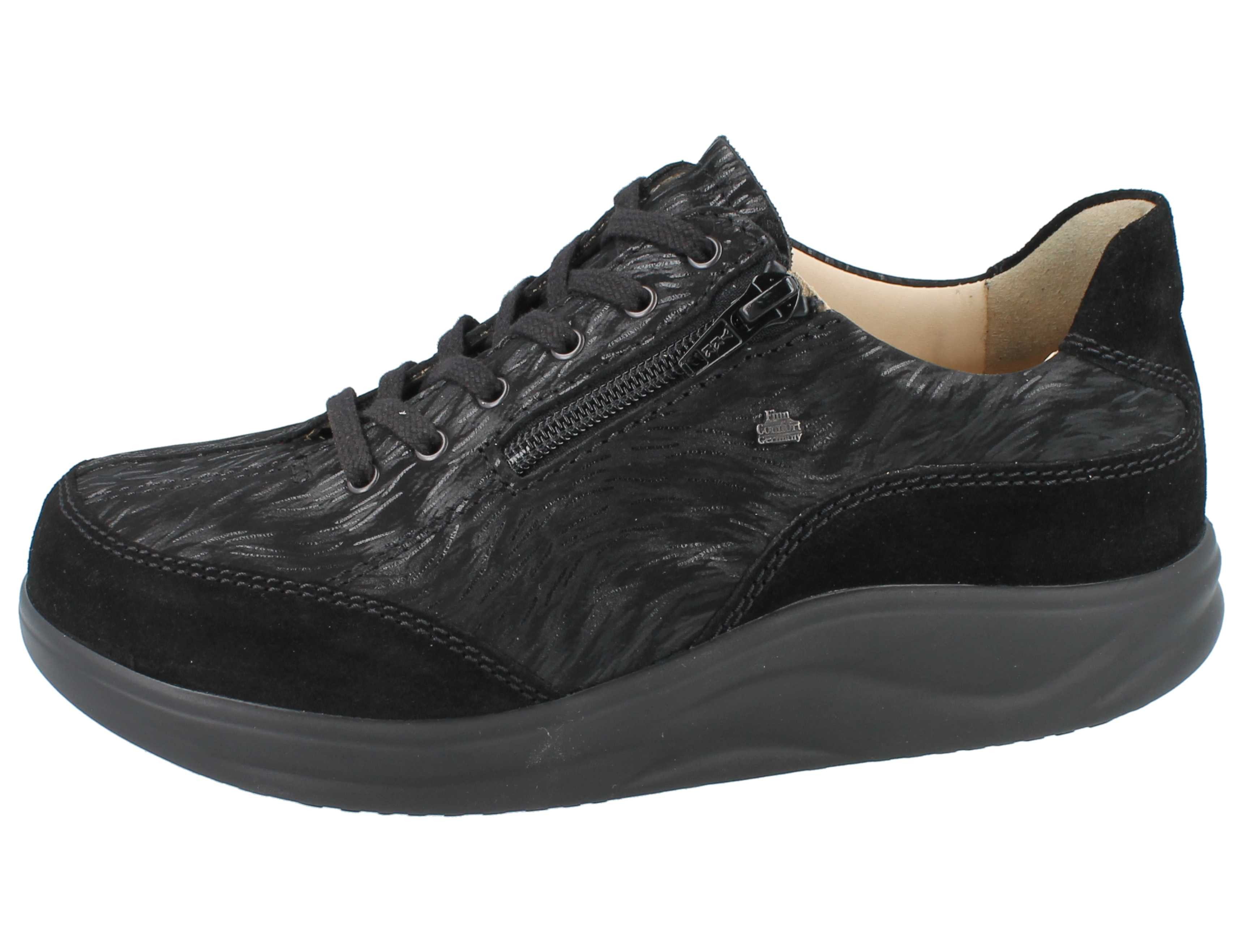 Finn Comfort FINN COMFORT FINNAMIC Otaru Damen Schnürschuhe mit Reißverschluss Schnürschuh Wechselfußbett