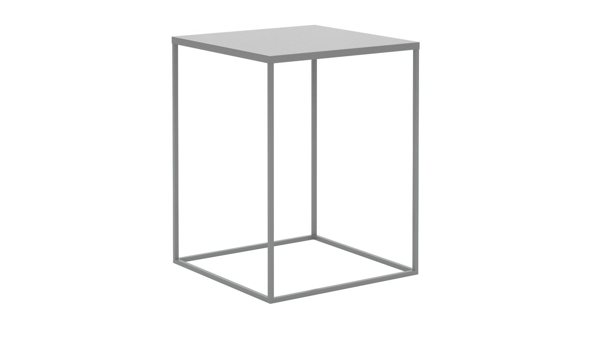 Siblo Nachttisch Ein moderner Diana - Metall Nachttisch Grau Nachttisch - im Loft-Stil minimalistischer modernes Schlafzimmer 