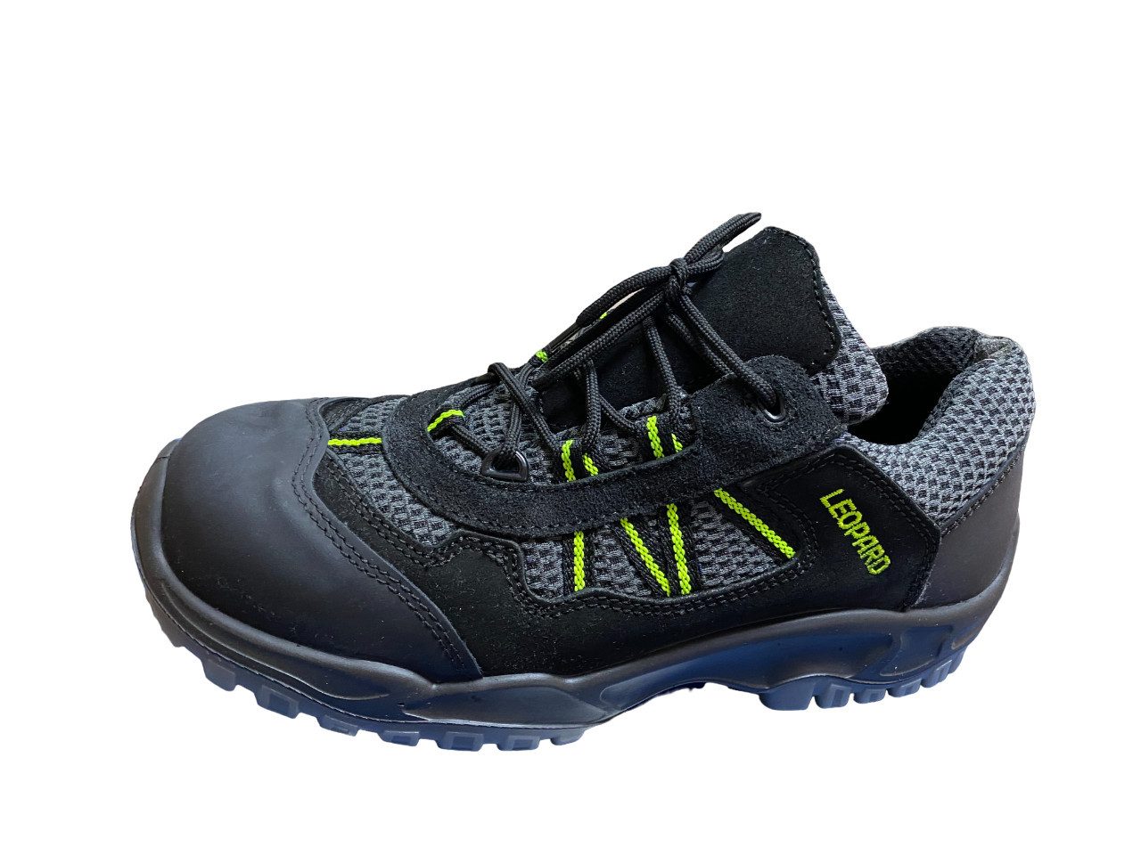 LEOPARD LEOPARD Herren Sicherheitshalbschuh 0499 schwarz/grau/gelb Arbeitsschuh