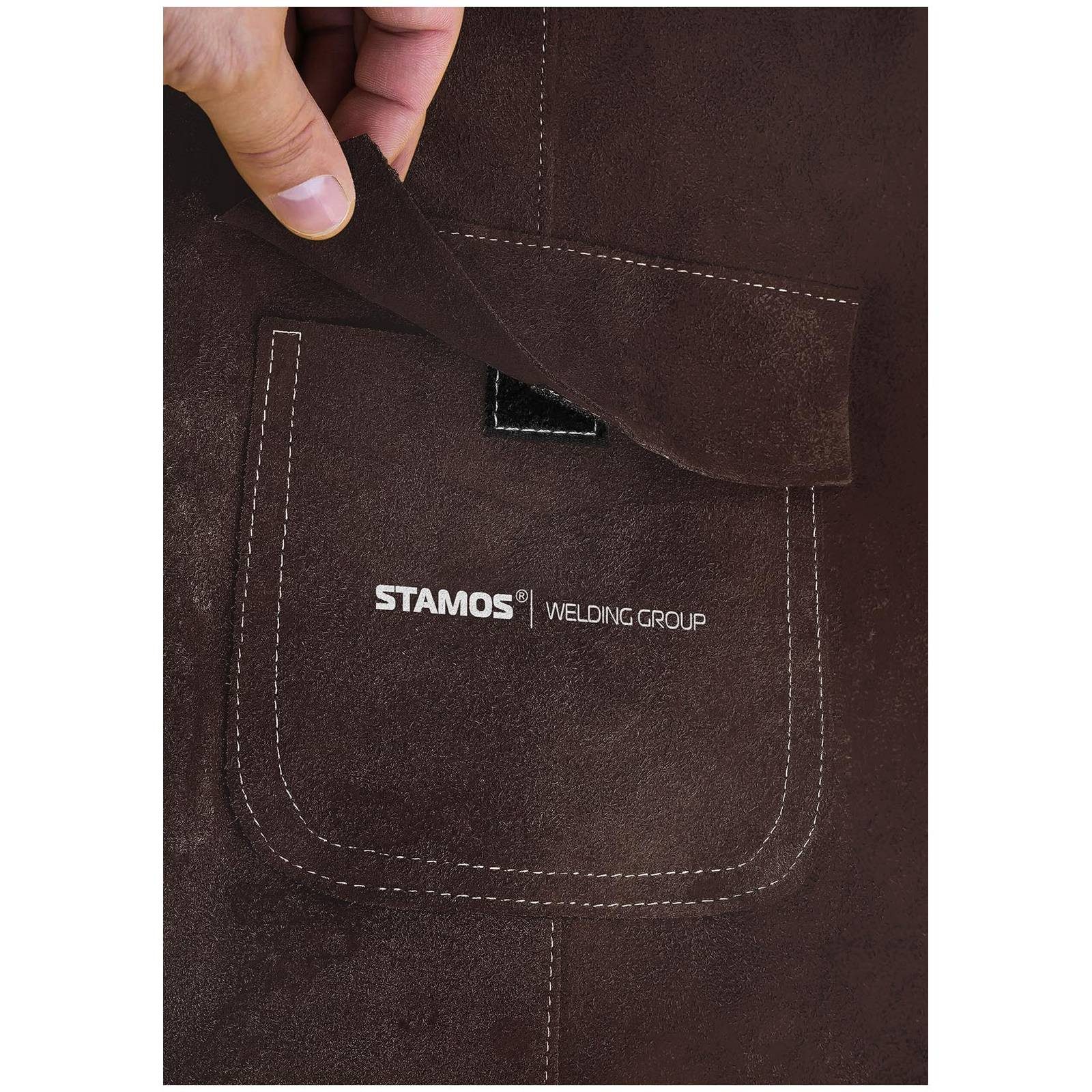 Stamos Welding Group Schweißerschürze Lederschürze Rindspaltleder günstig online kaufen