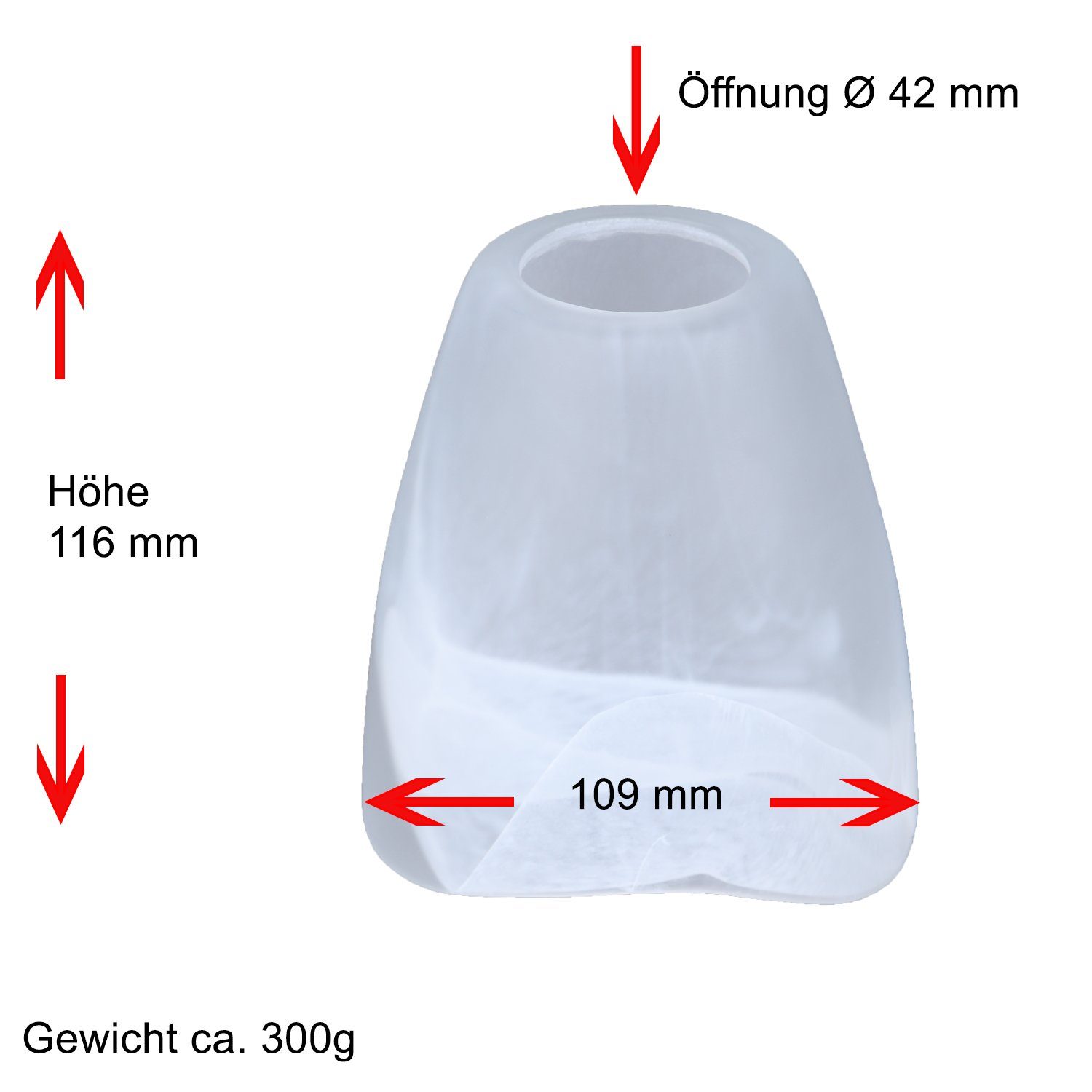 Home4Living Lampenschirm Lampenglas Ø 109mm Weiß Blütenform Alabasterglas, günstig online kaufen