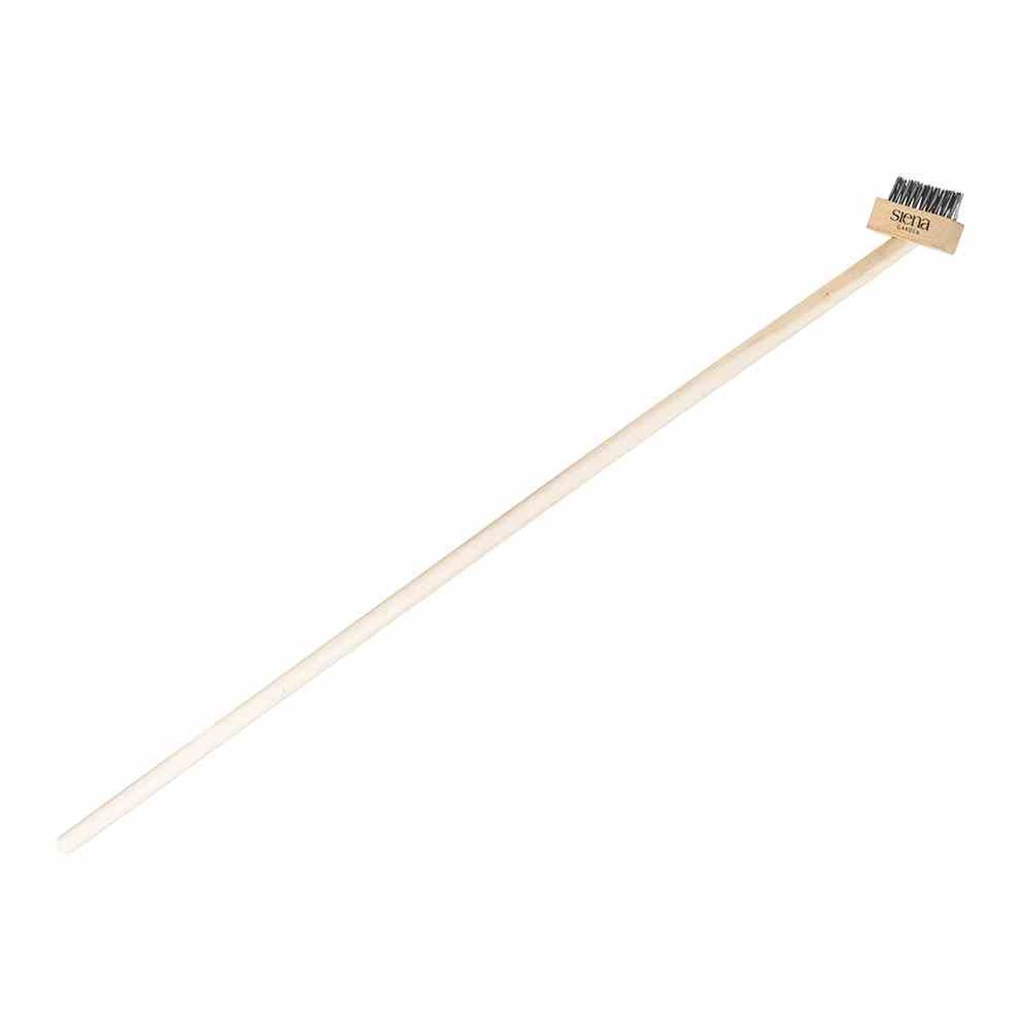 Reinigungsbürste Unkraut Fugenbürste aus Stahl mit Stiel 1400 x 28 mm