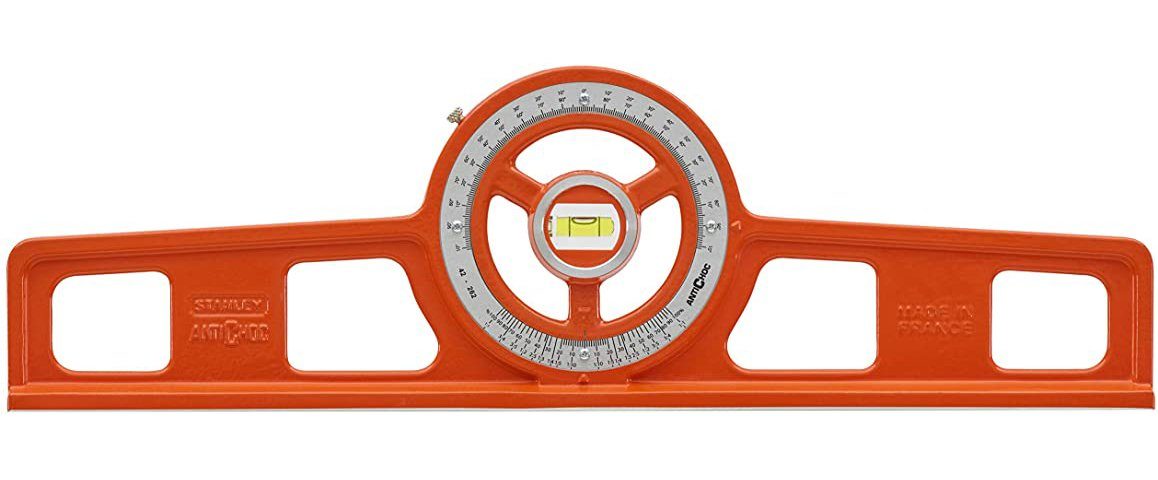 Stanley by Black & Decker Wasserwaage 1-42-262 Neigungswasserwaage Alu 50cm, (1 St), Genauigkeit: 1,5 mm/m, DIN 877