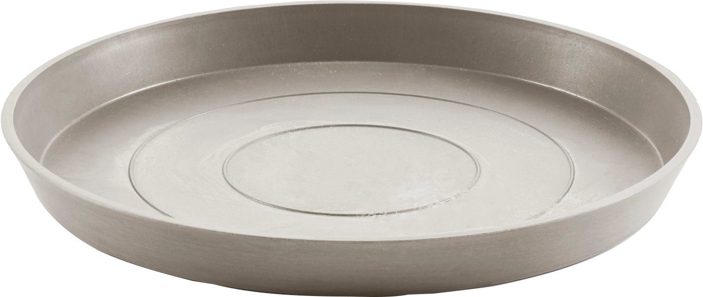 ECOPOTS Blumentopfuntersetzer ROUND 50,5x50,5x3,5 cm Taupe, SAUCER BxTxH