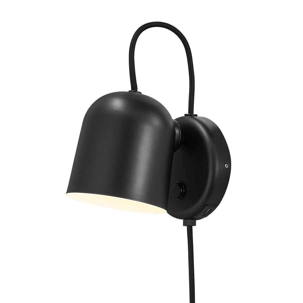 Schwarz Nein, in keine Angabe, Wandlicht Wandlampe, Wandleuchte GU10, Angle click-licht Leuchtmittel warmweiss, enthalten: Wandleuchte Wandleuchte,