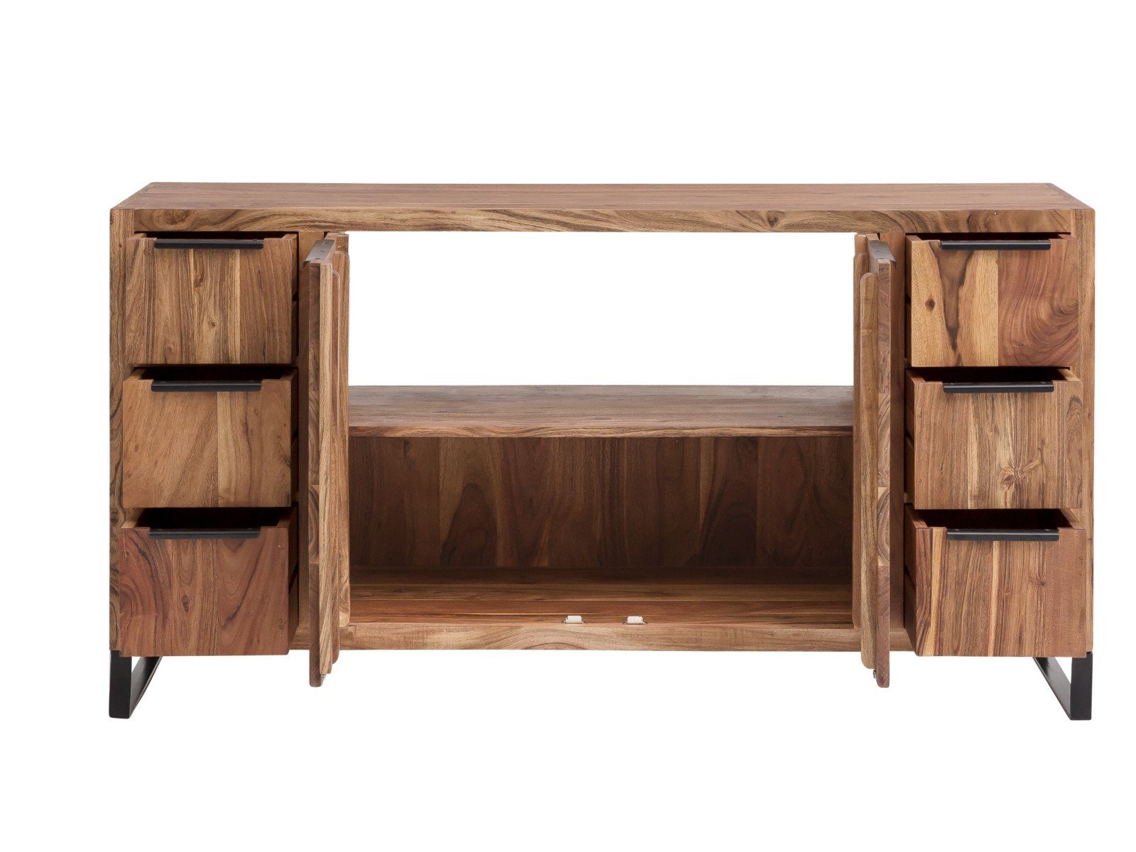 massivum Waschtisch Sydney 138cm aus Akazienholz (1-St)
