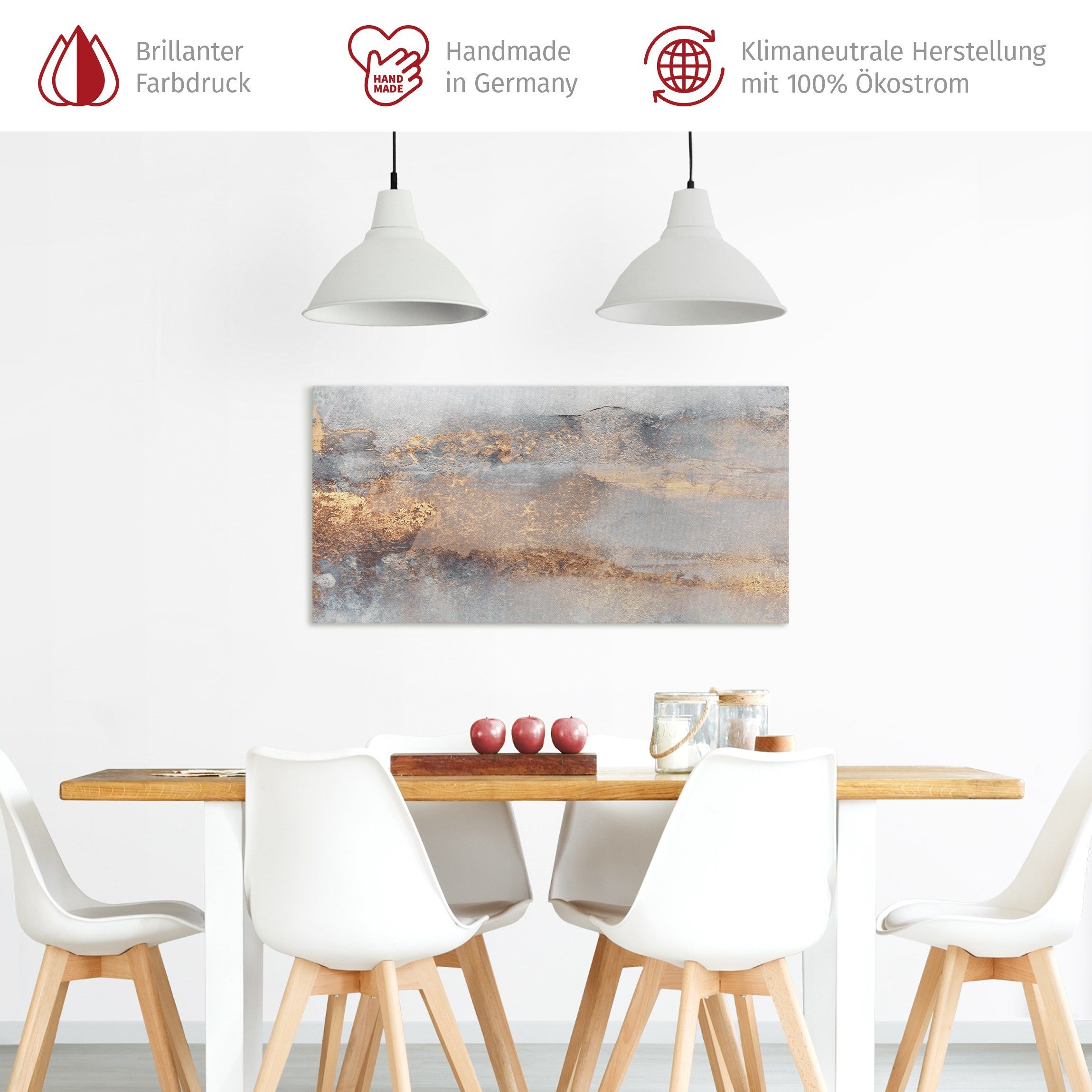 Bilderdepot24 Leinwandbild Kunstdruck Abstrakt Modern Nebel günstig online kaufen