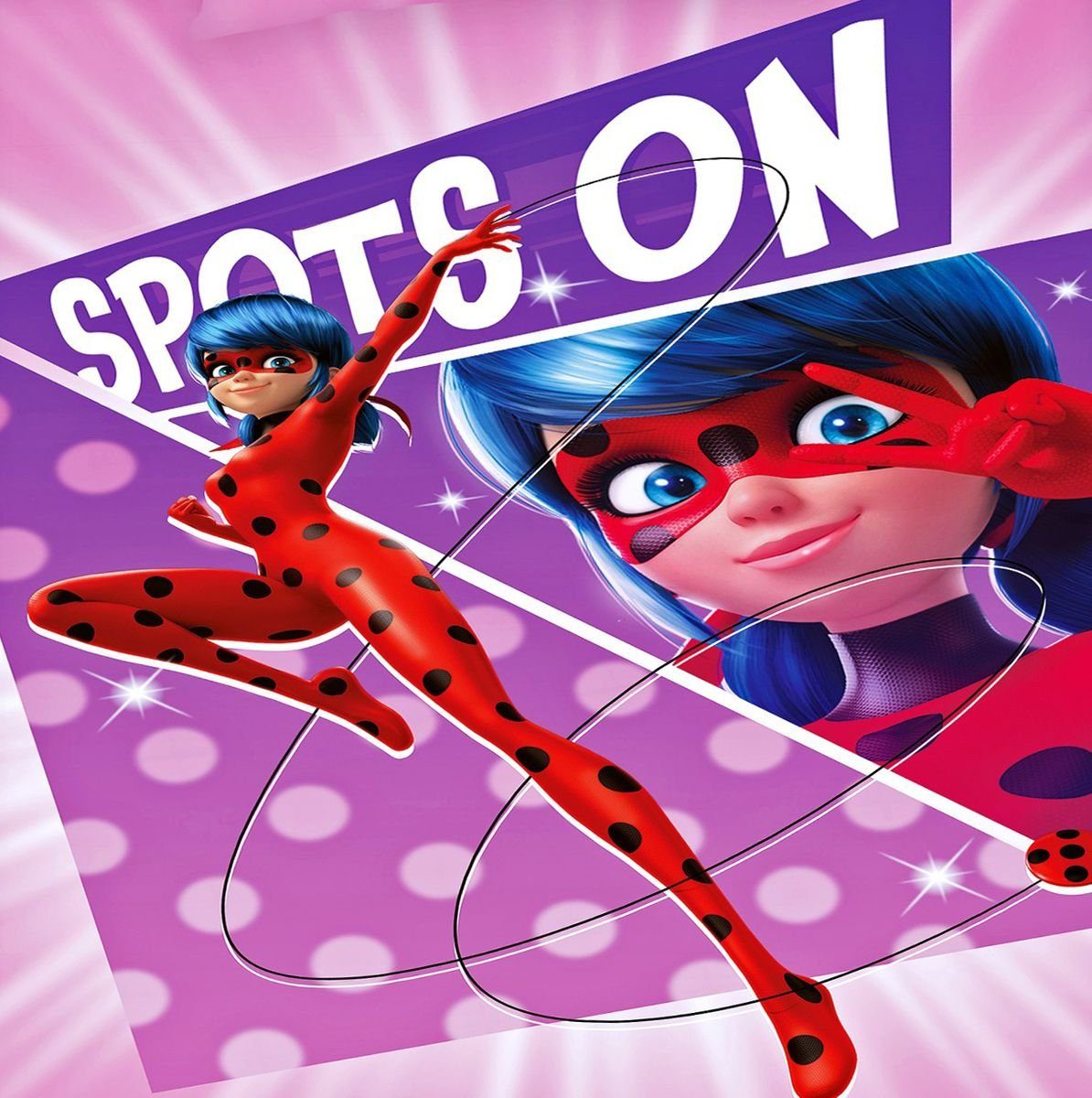 Herding Jugendbettwäsche Miraculous 135x200cm Ladybug Cat günstig online kaufen