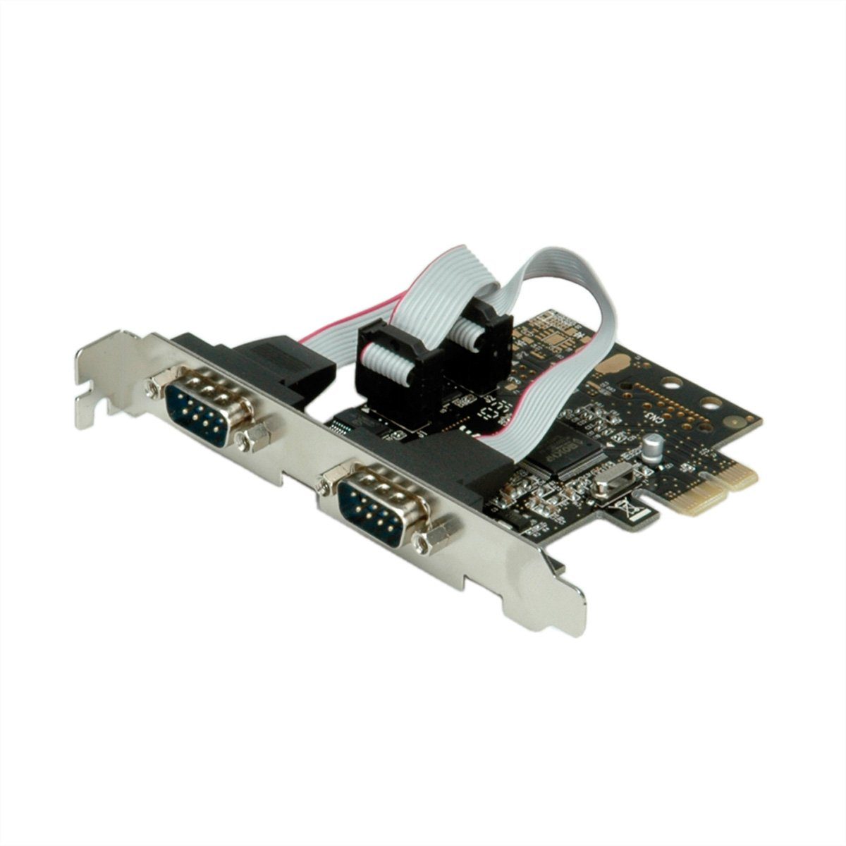 PCI-Express-Karte, Seriell RS232, D-Sub 9, 2 Ports Computer-Adapter