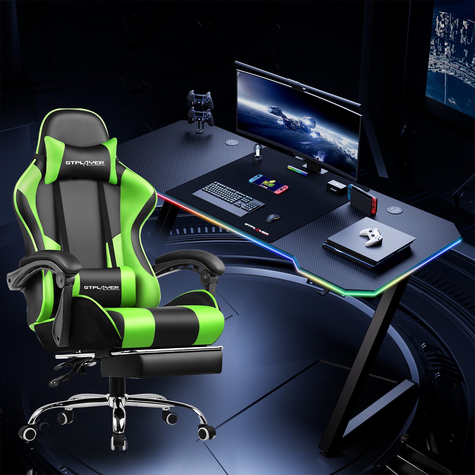 GTPLAYER Gamingtisch Gaming Tisch + Gaming günstig online kaufen