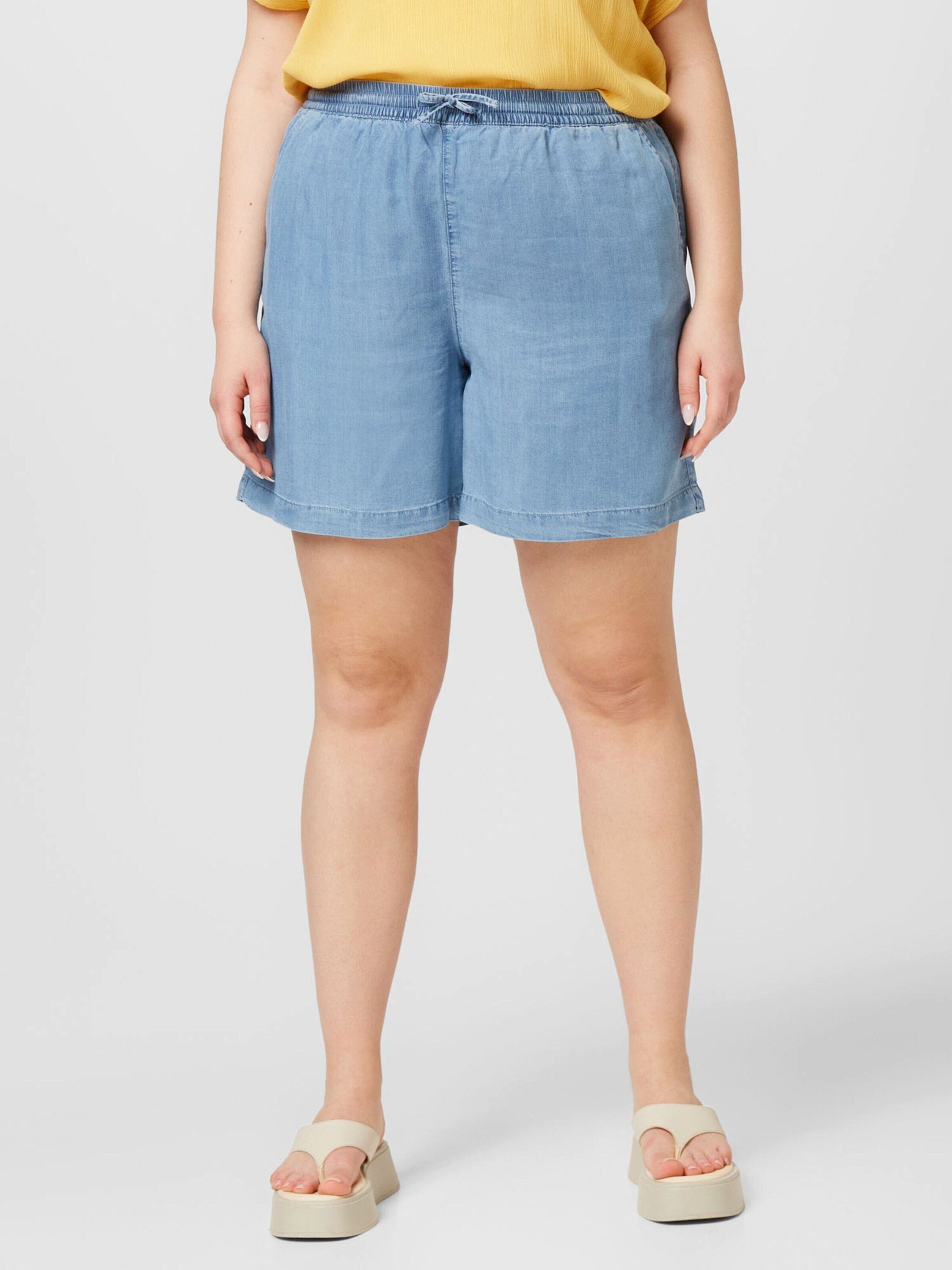 ONLY CARMAKOMA Jeansshorts PEMA (1-tlg) Plain/ohne Details