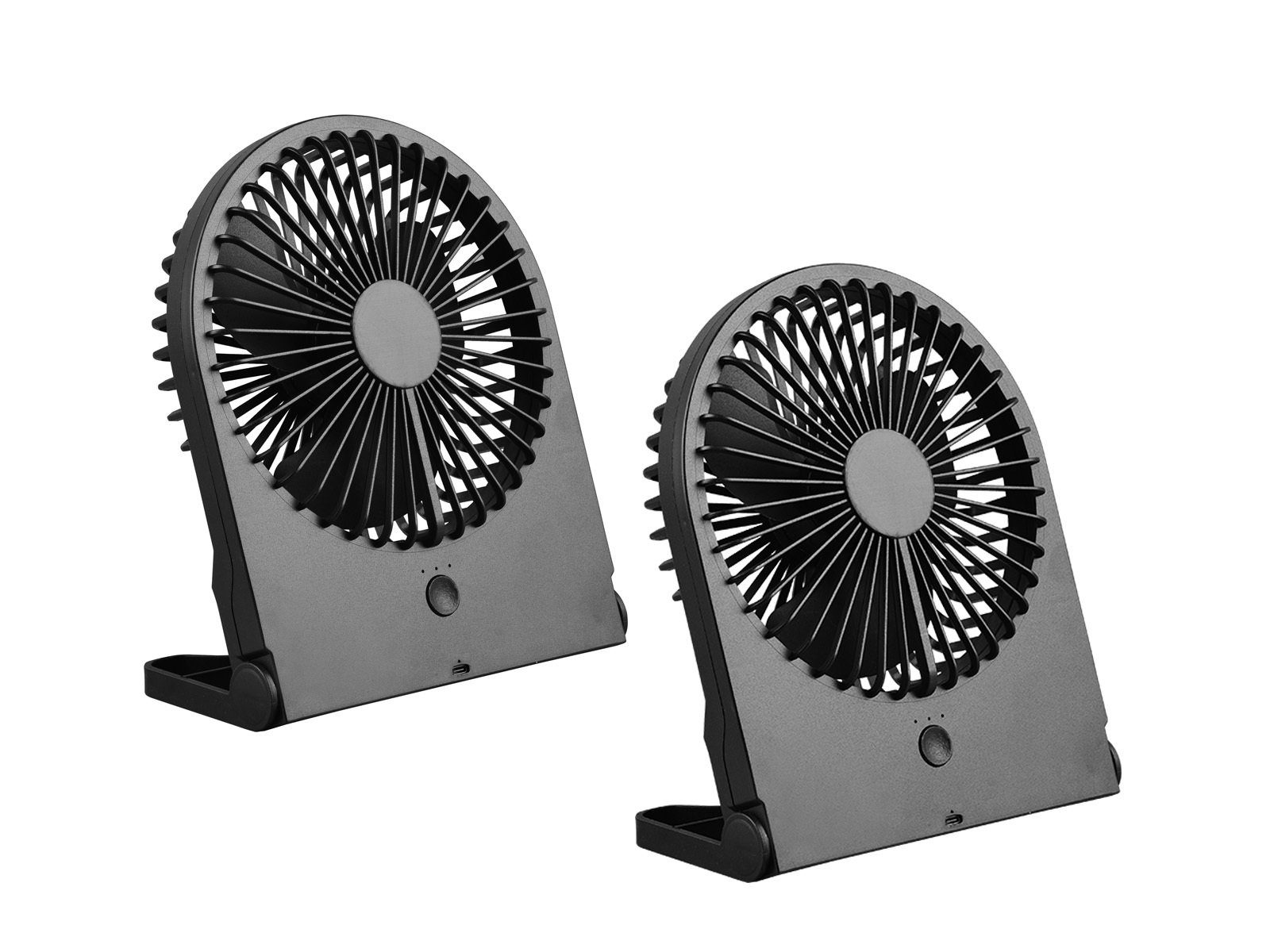 SET Winderzeuger Windmaschine Raum-Lüfter Schwarz Tischventilator, 2er Setpoint Design Zimmer-Ventilator