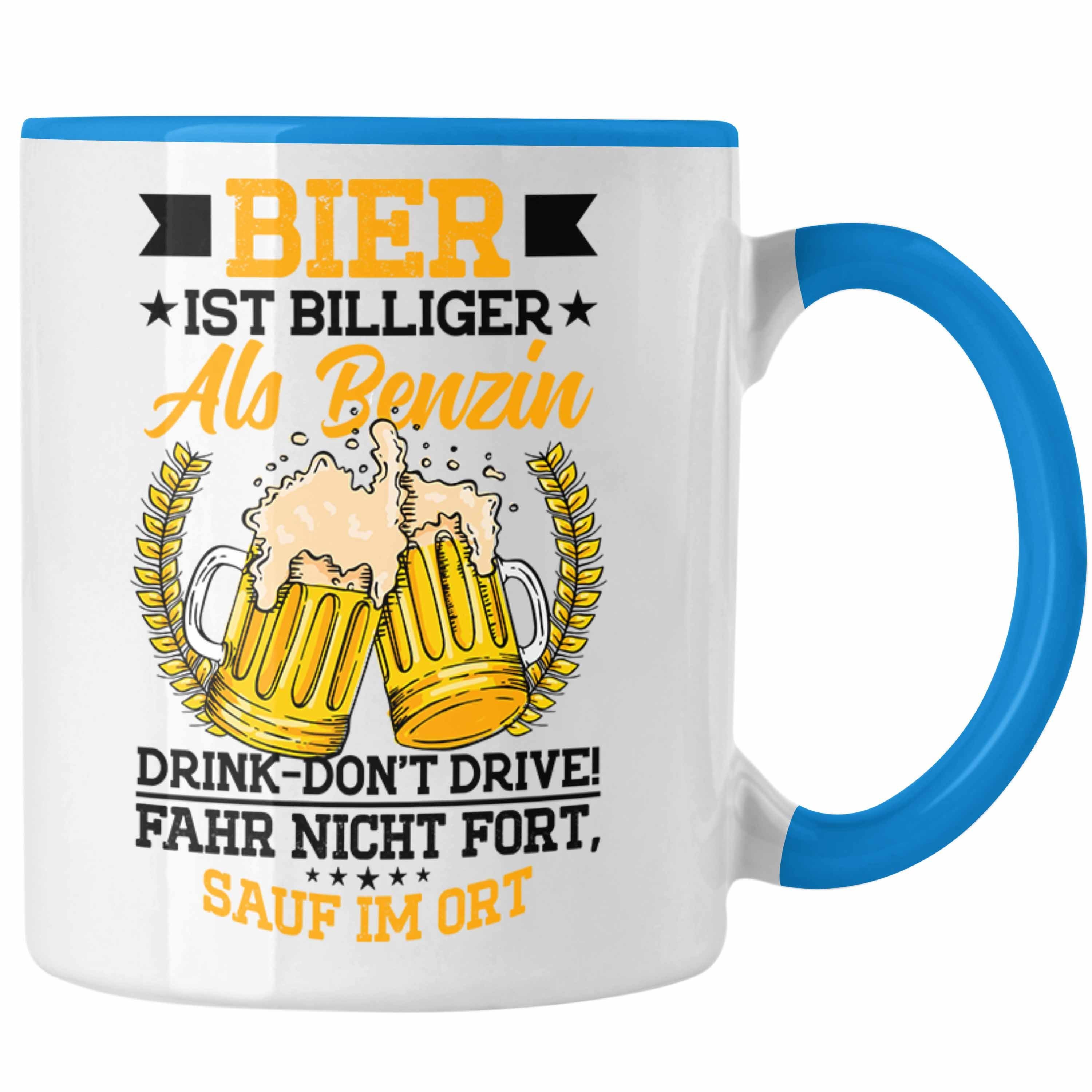 Lustiges Im - Trendation Tasse Bier Geschenkidee Sauf Geschenk Ort Land Tasse Blau Trinker Trendation